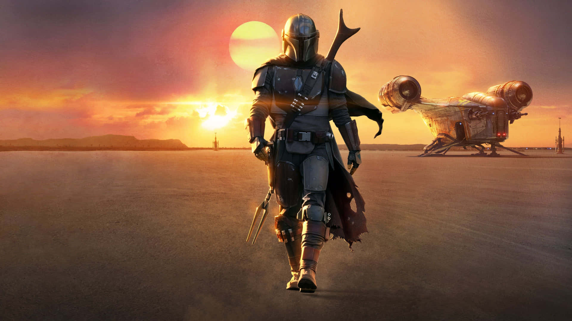 Star Wars The Mandalorian - Hd Wallpaper Background