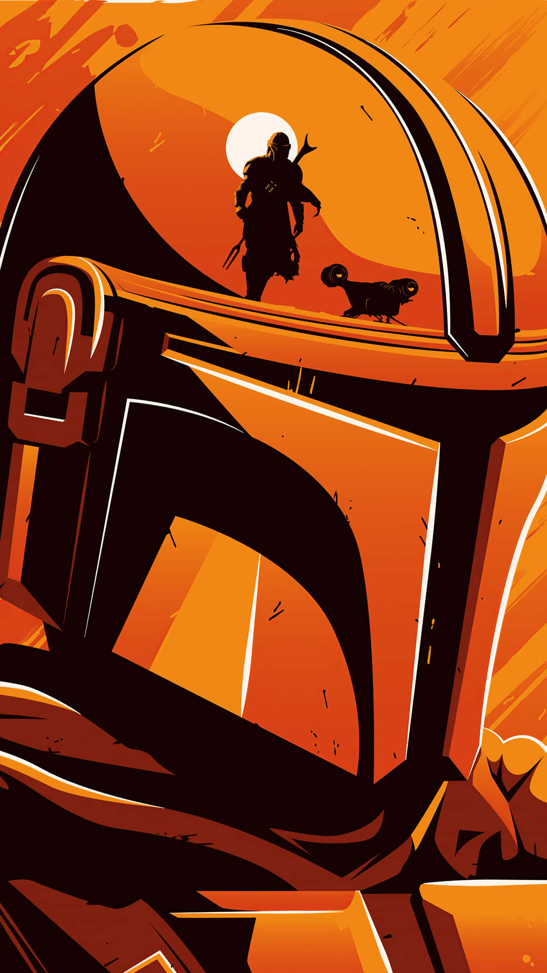 Star Wars The Mandalorian Poster Background