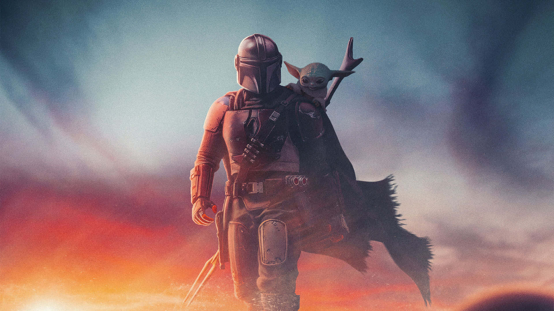 Star Wars The Mandalorian Poster Background