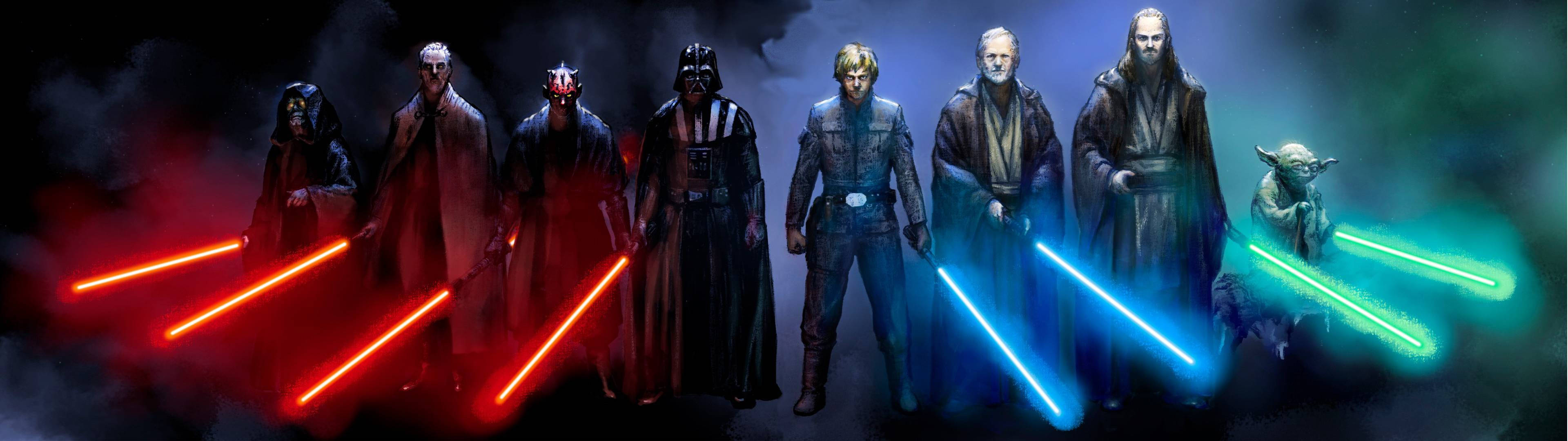 Star Wars Villains Dual Screen Cover Background