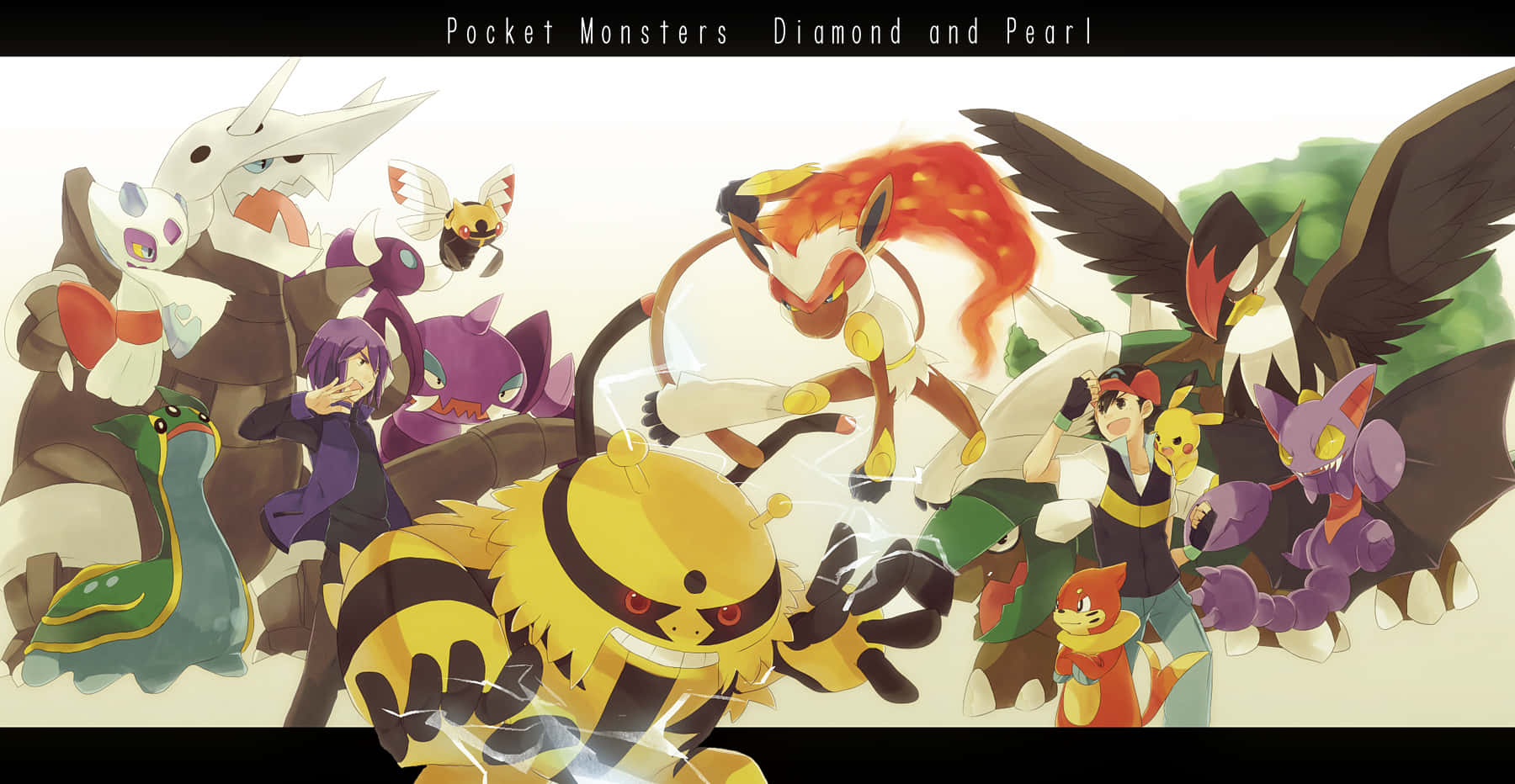 Staraptor Diamond And Pearl Background