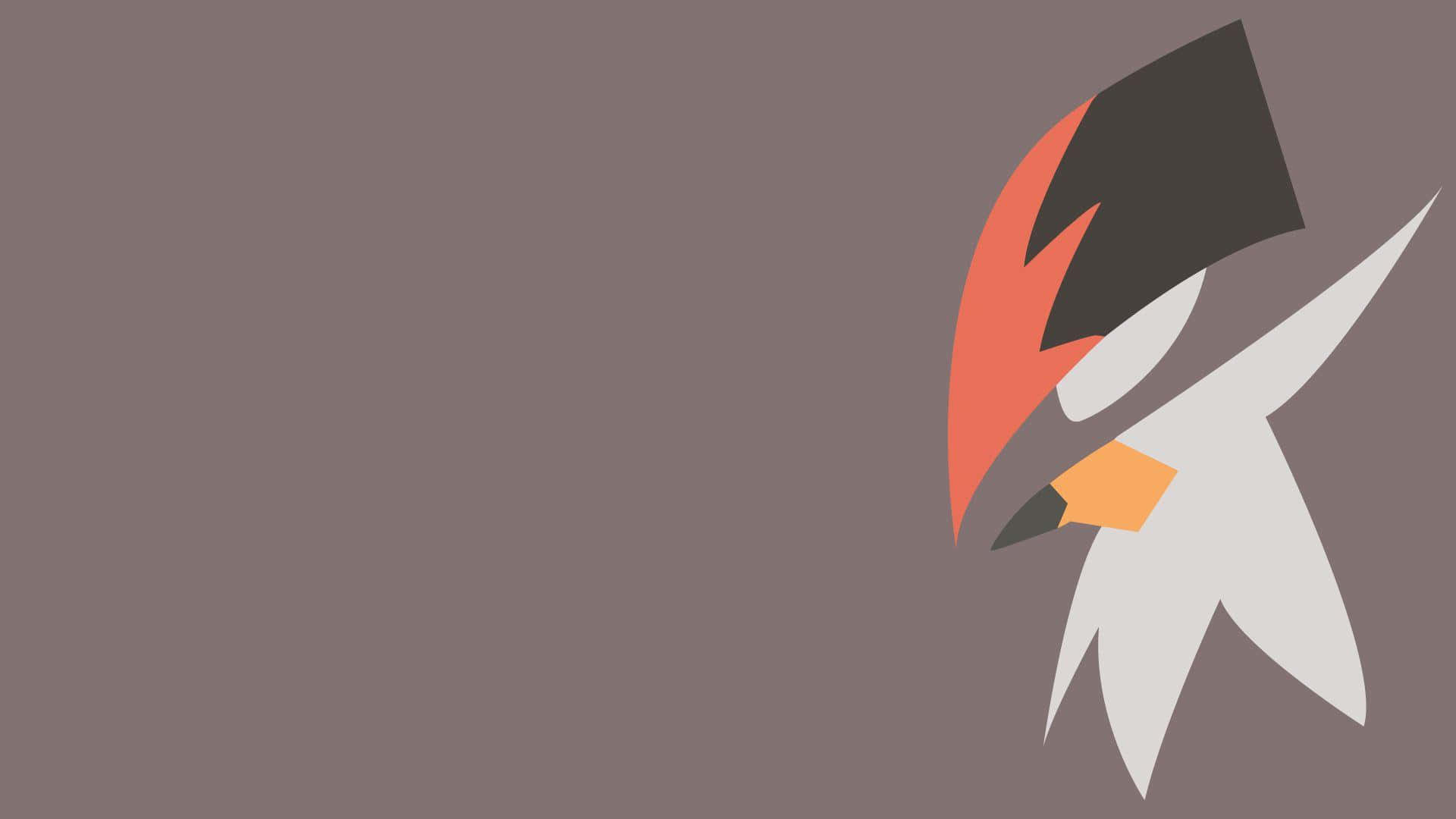 Staraptor Minimalist Art Background