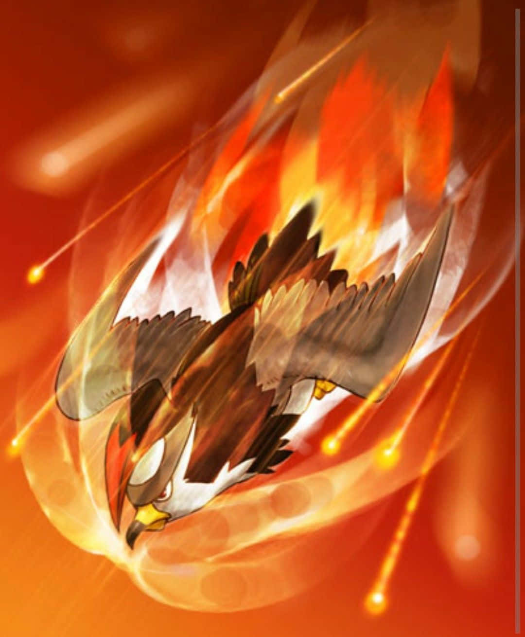 Staraptor Nosediving Background