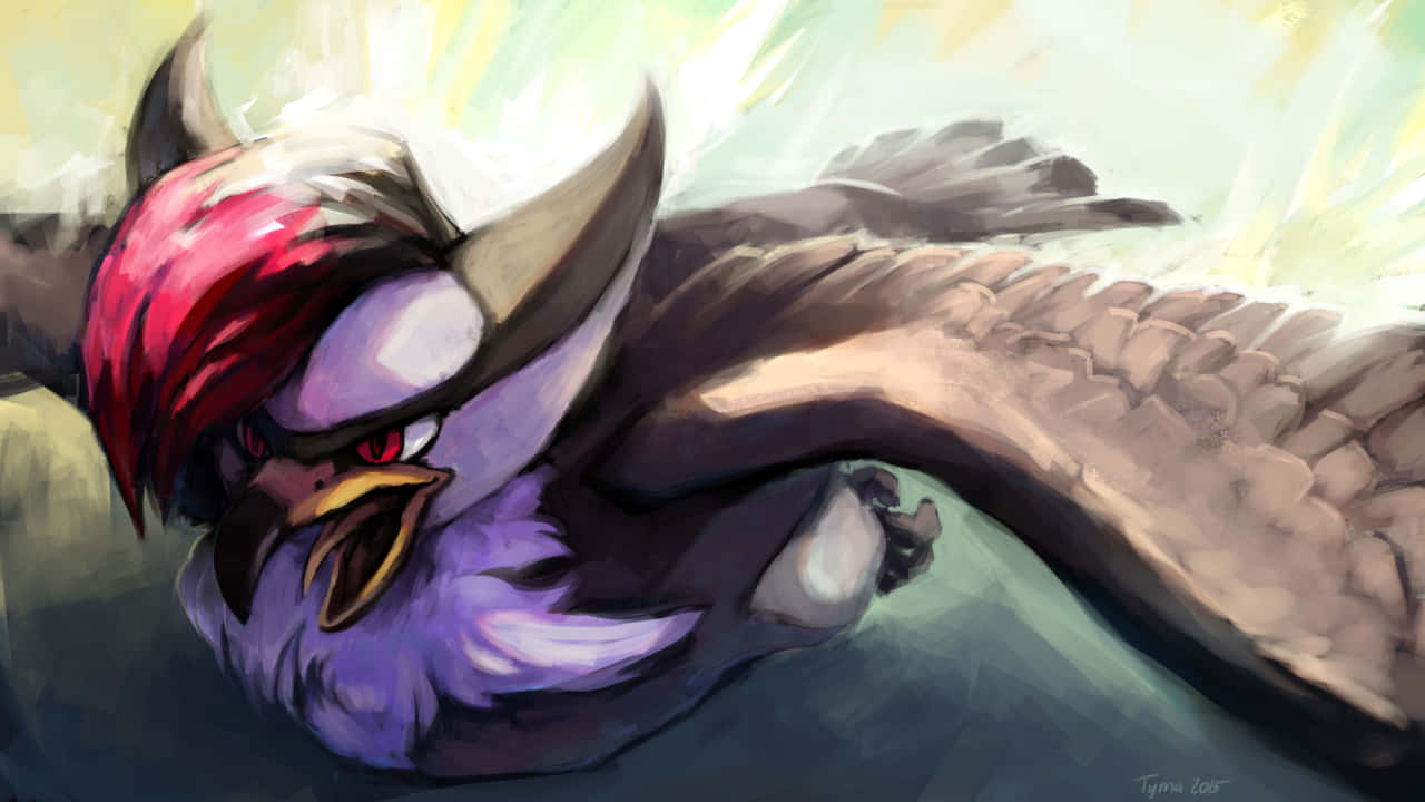 Staraptor Painting Background