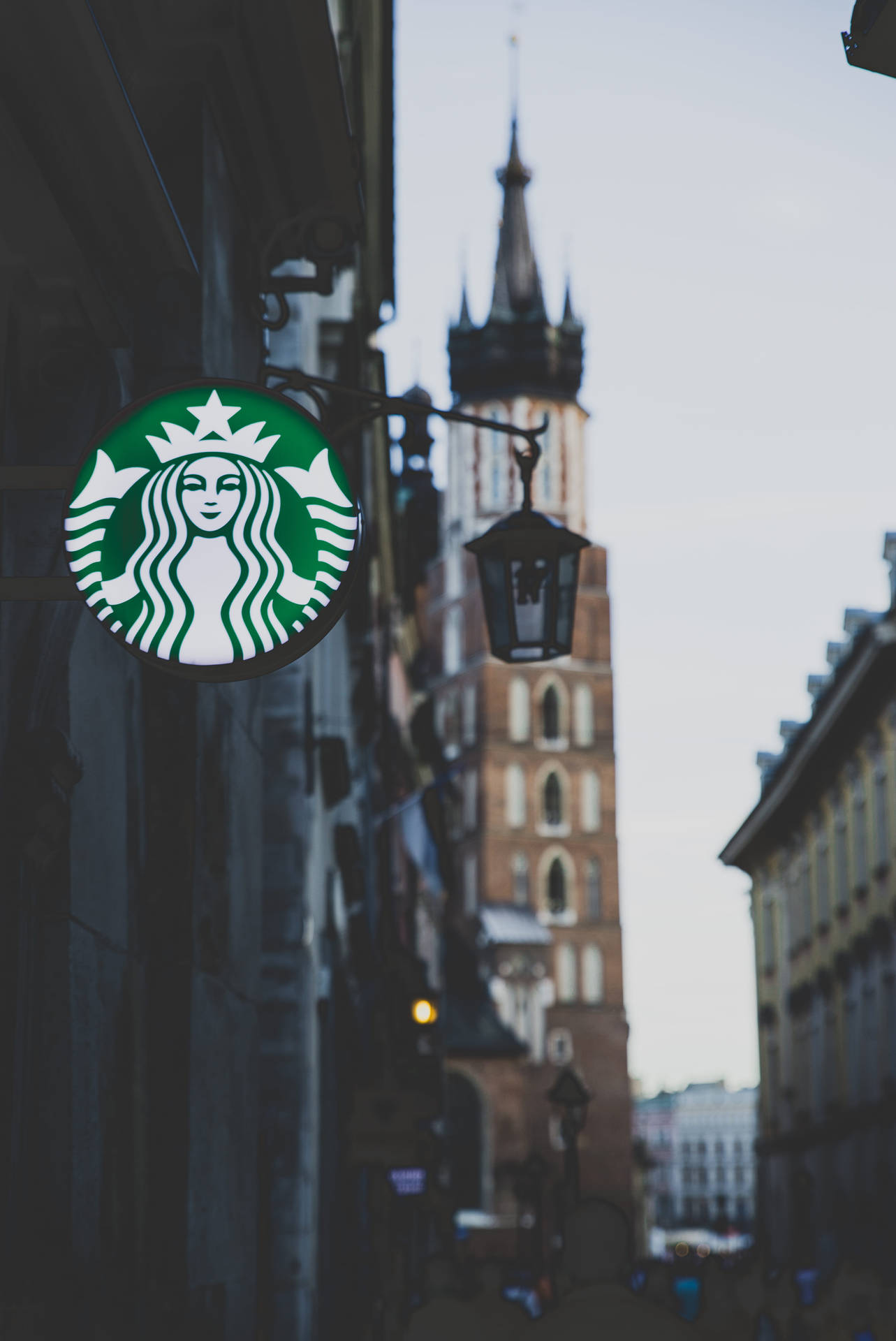 Starbucks In Belgium Background