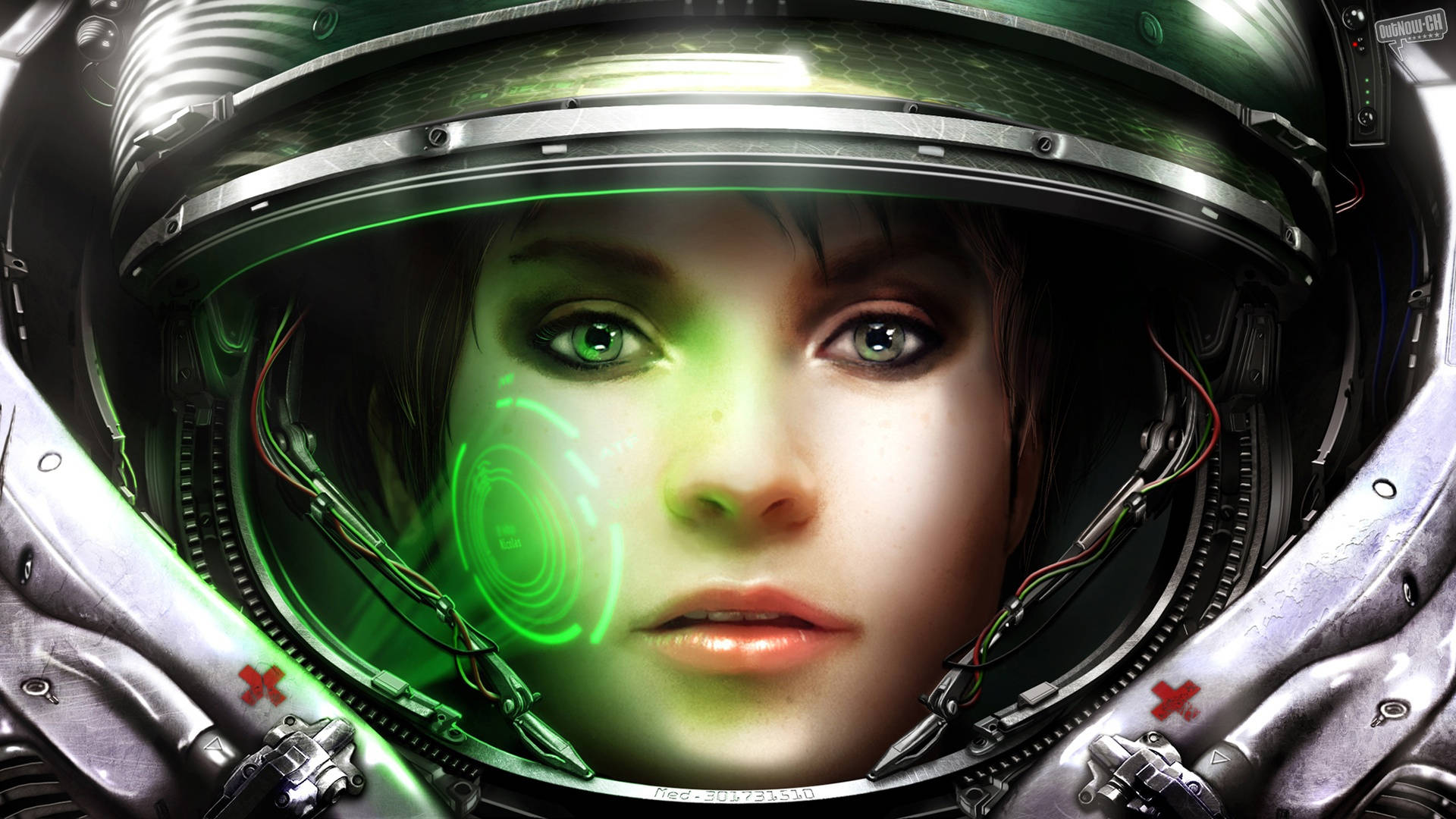 Starcraft 2 Female Medic Background