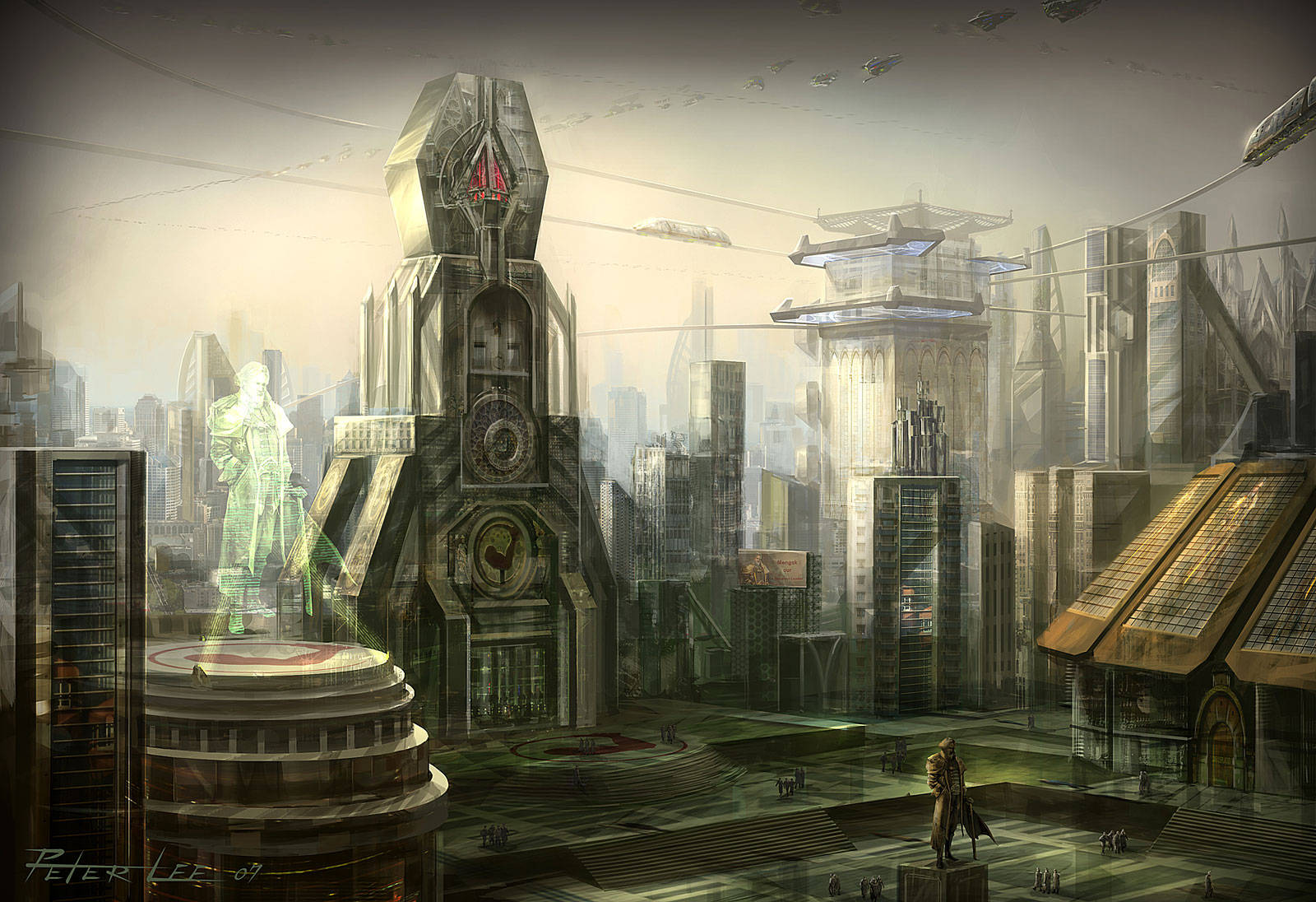 Starcraft 2 Terran City Background