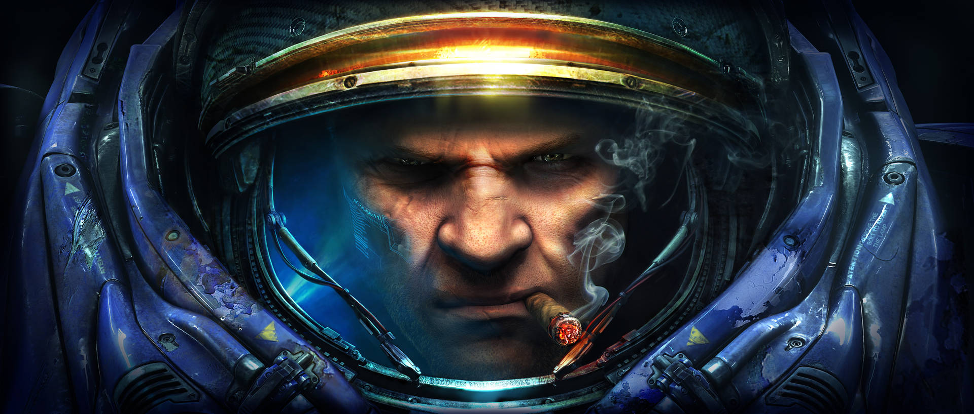 Starcraft 2 Tychus Digital Art Background