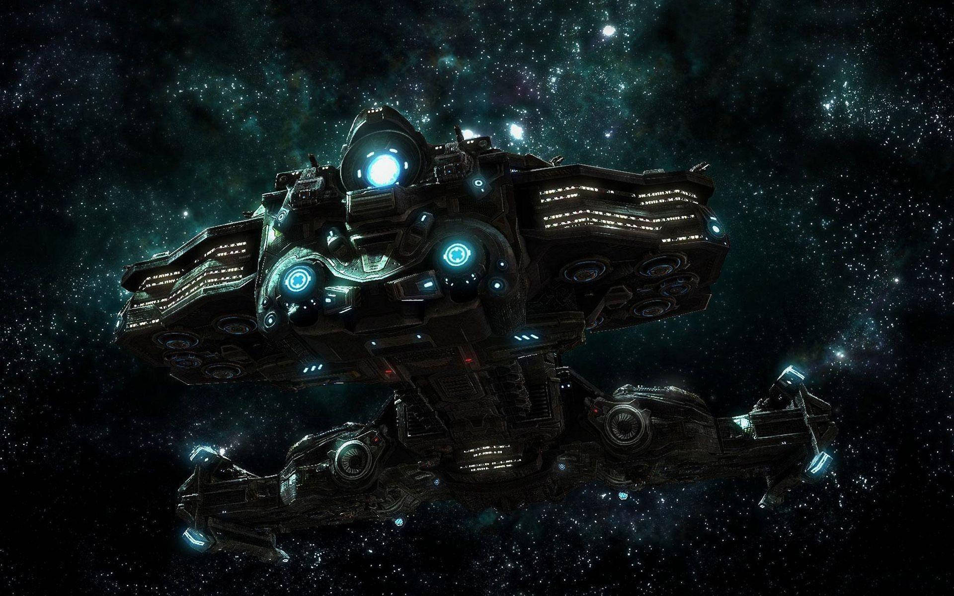 Starcraft Hyperion Behemoth Battle Cruiser Background