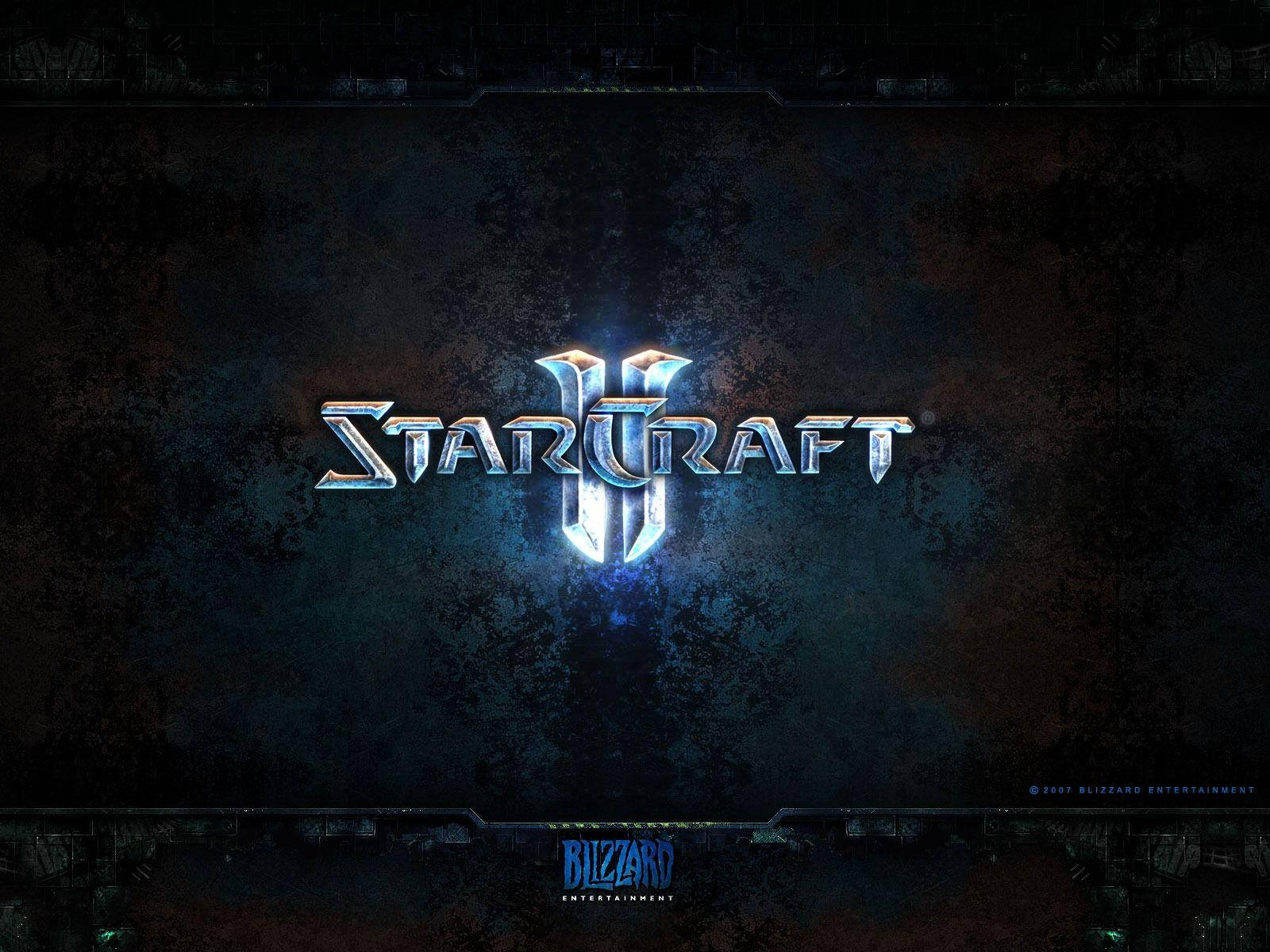 Starcraft Ii Gamer Logo Background