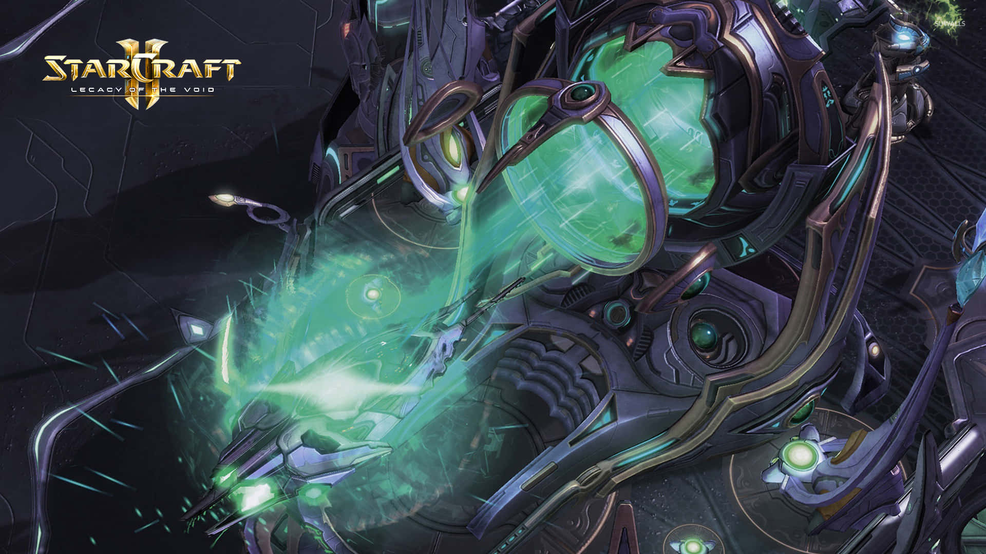 Starcraft Iii - A Green Glowing Creature Background