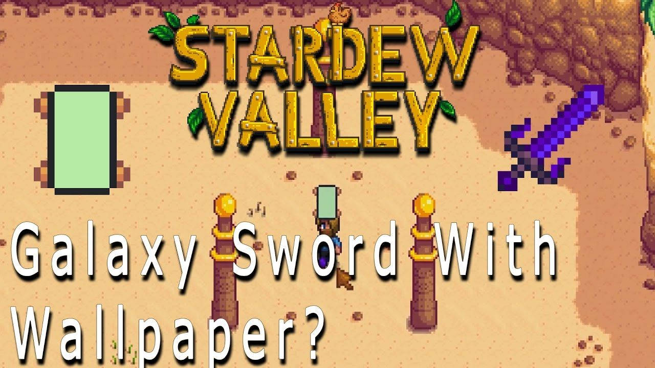 Stardew Valley Galaxy Sword Background