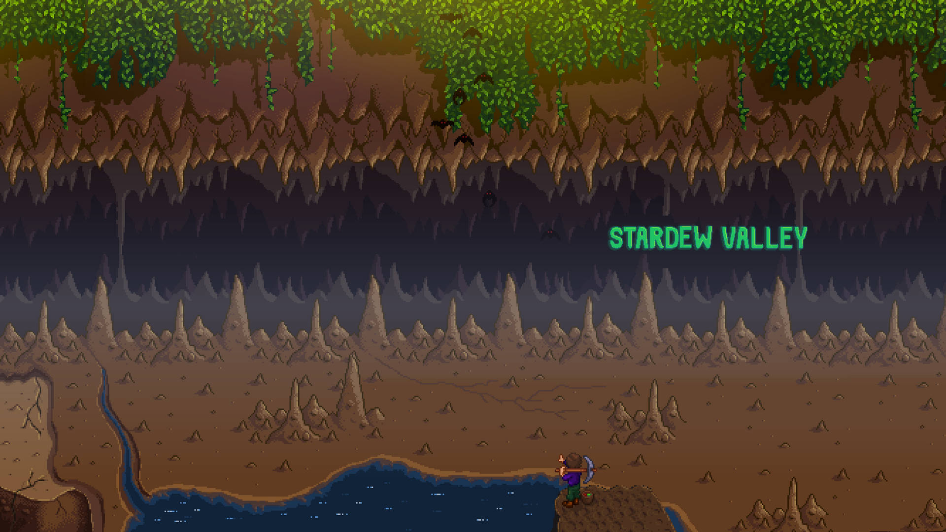Stardew Valley In The Cave Background