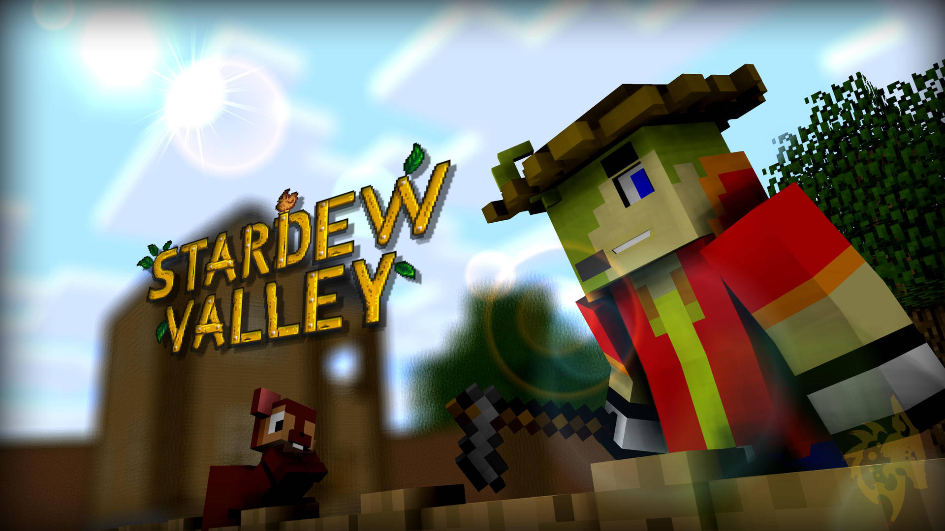 Stardew Valley Minecraft Background