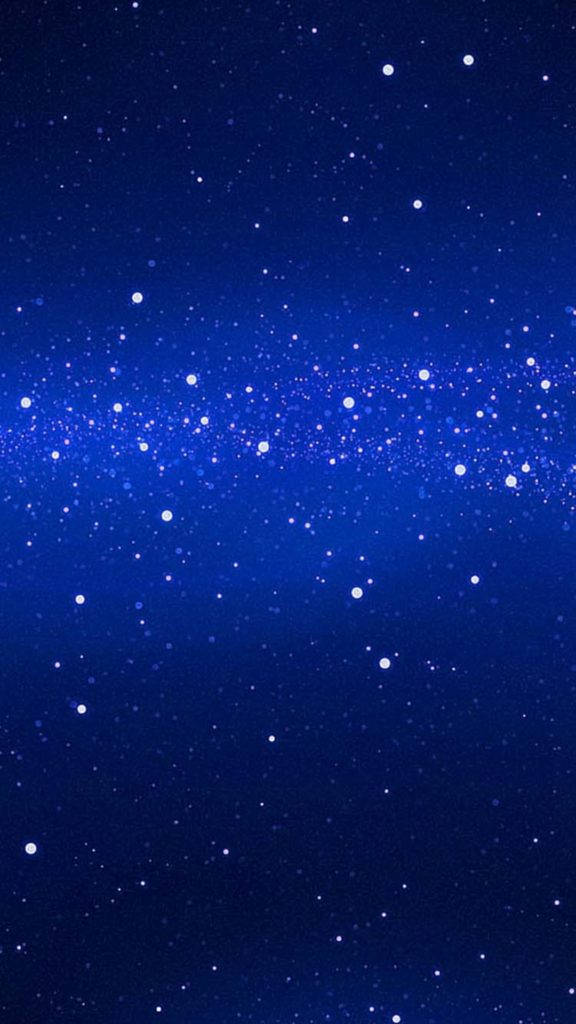 Stardust Blue Space Phone Background