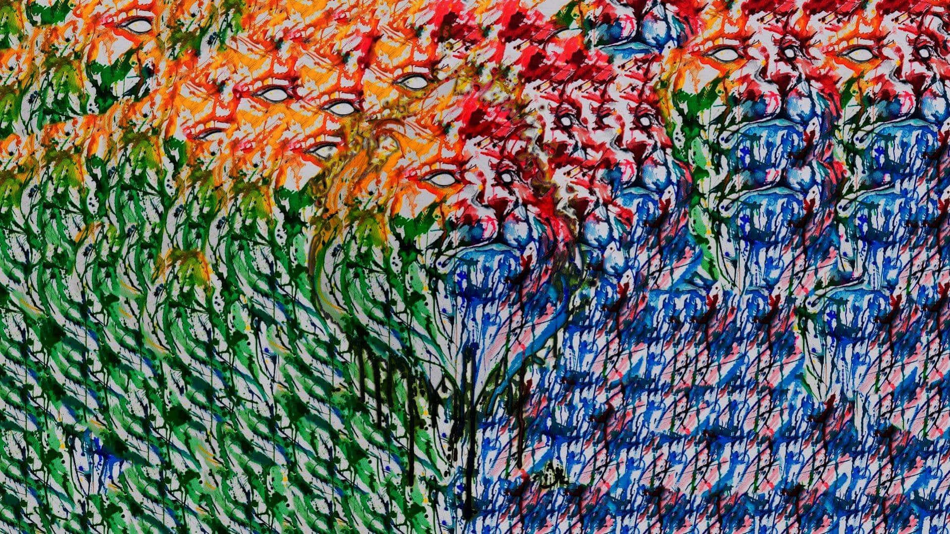Stare Into The Otherworldly Depths Of This Magic Eye Image Background