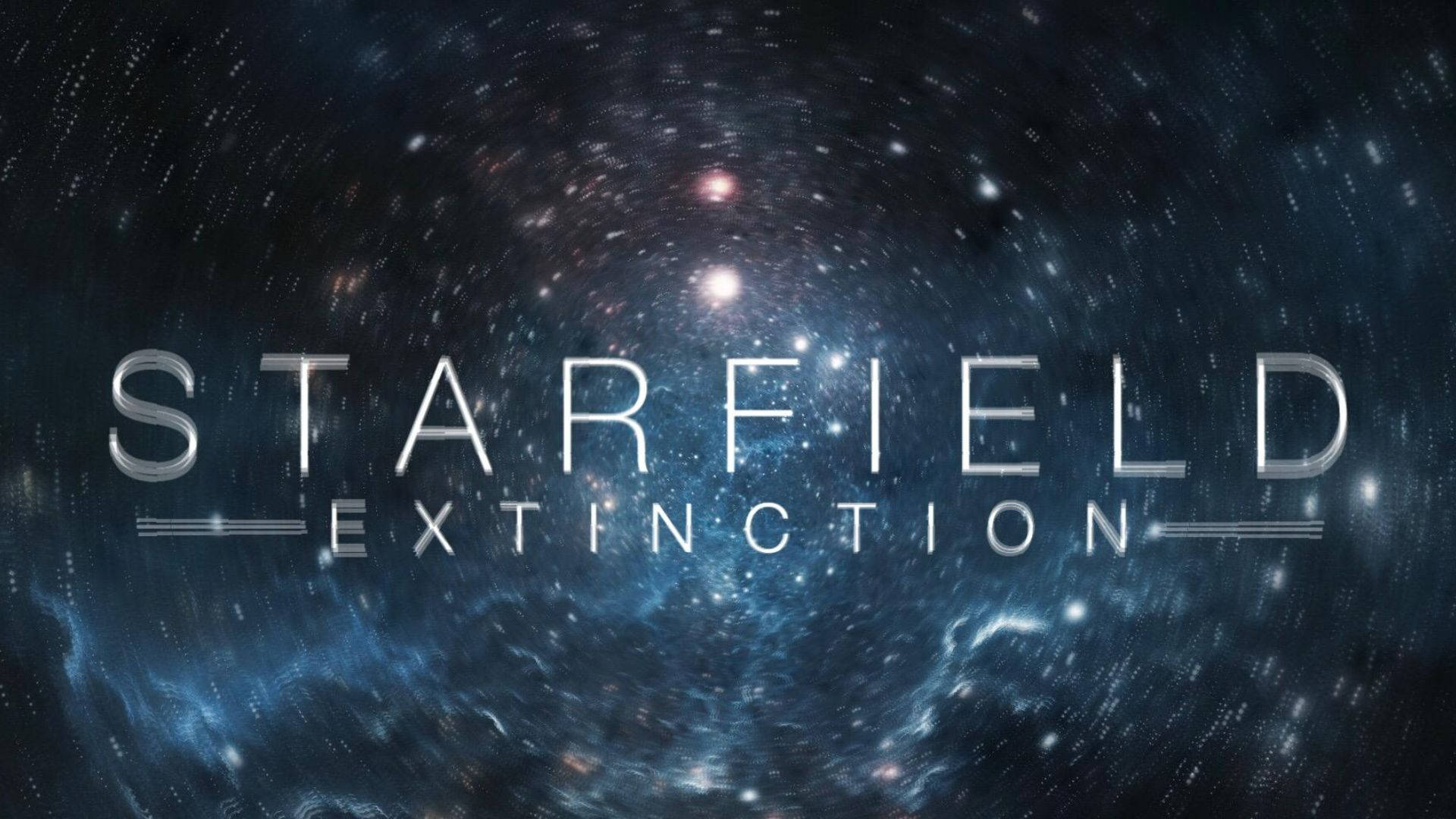 Starfield Extinction In Galaxy Background
