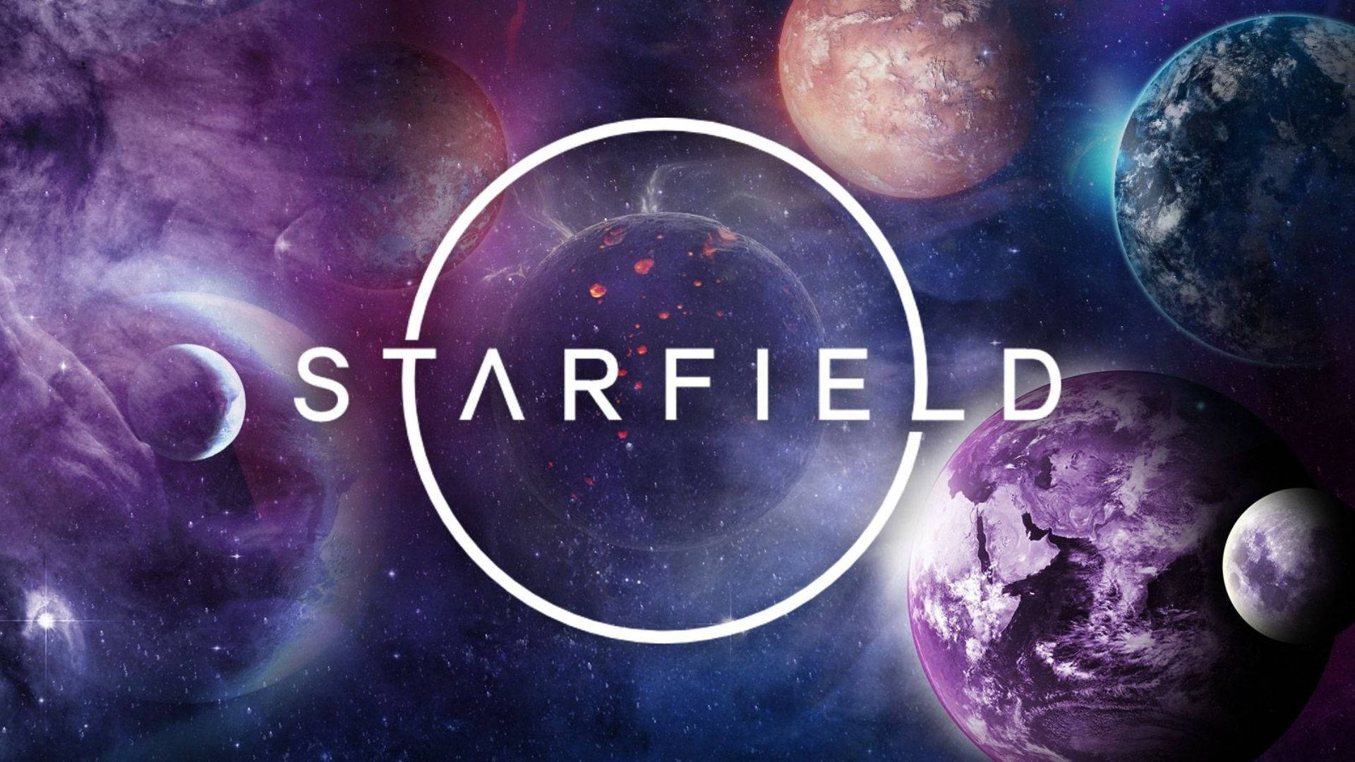 Starfield Planets Background