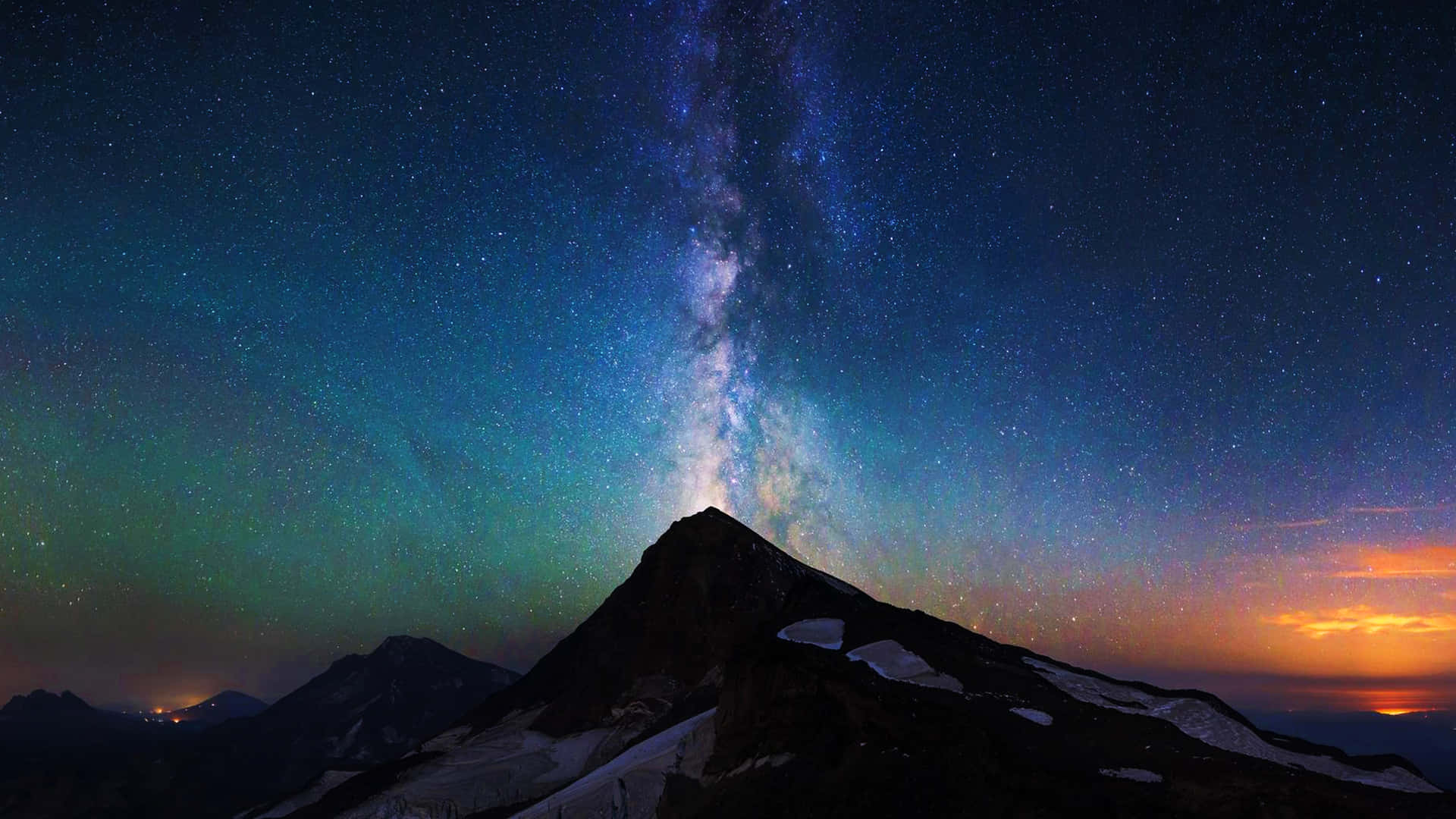 Stargazing In The Night Sky Background