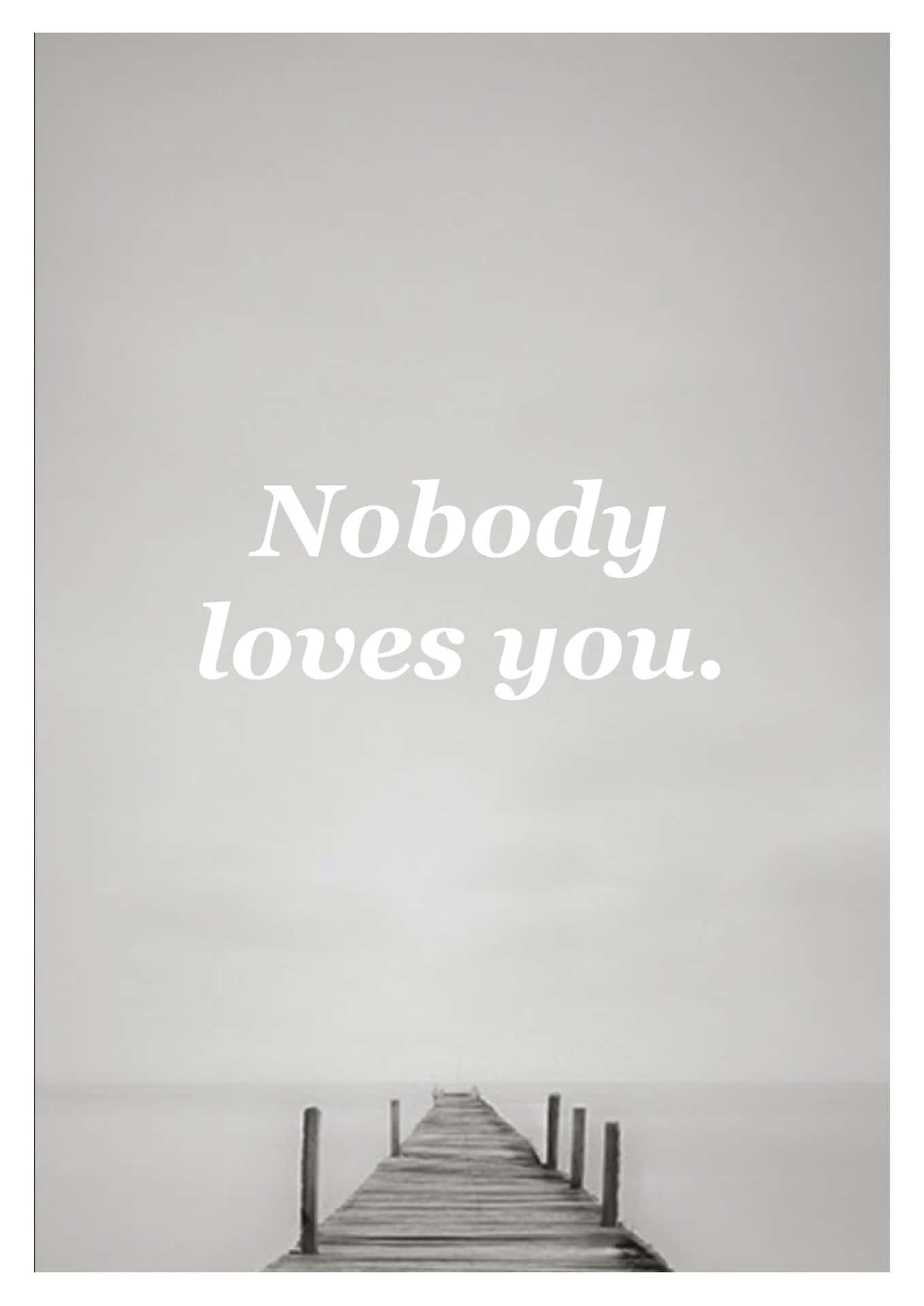 Staring At The Sad Phone Background