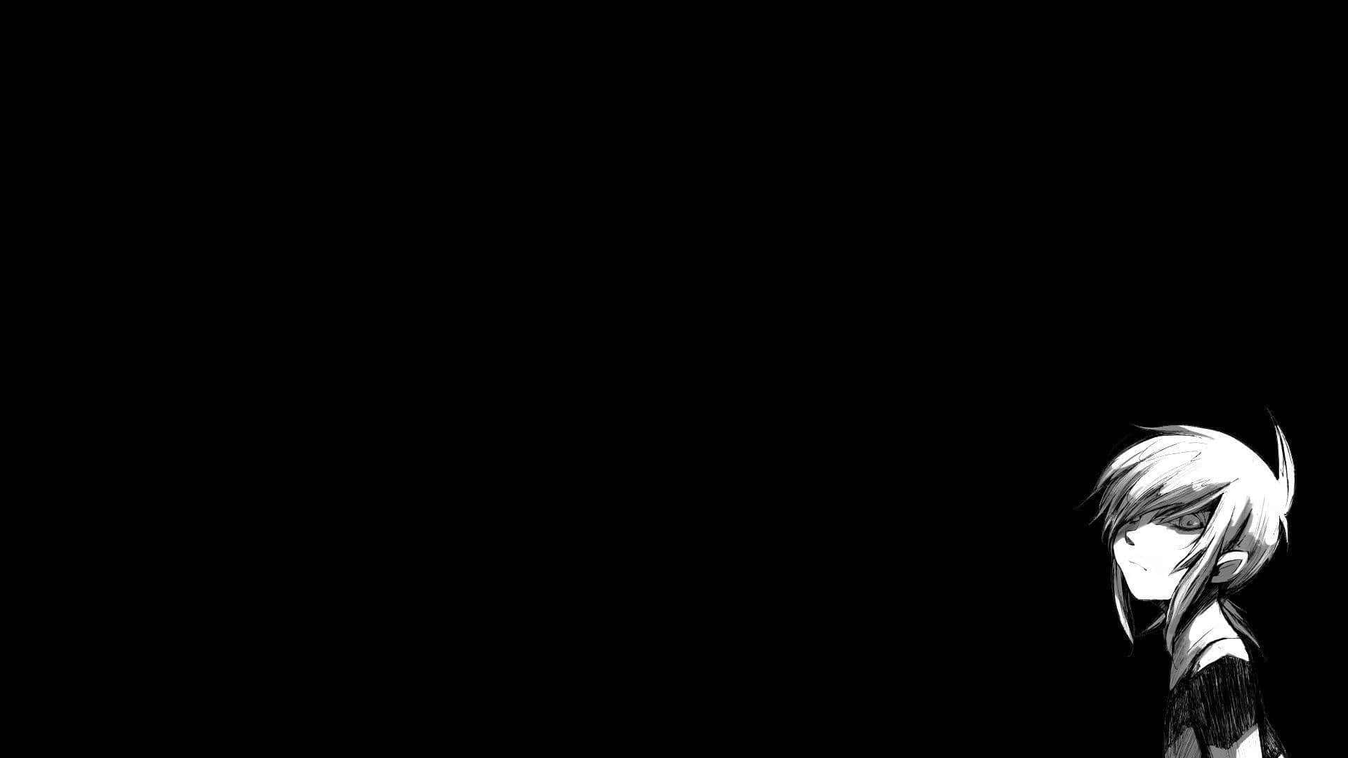 Staring Black Anime Pfp