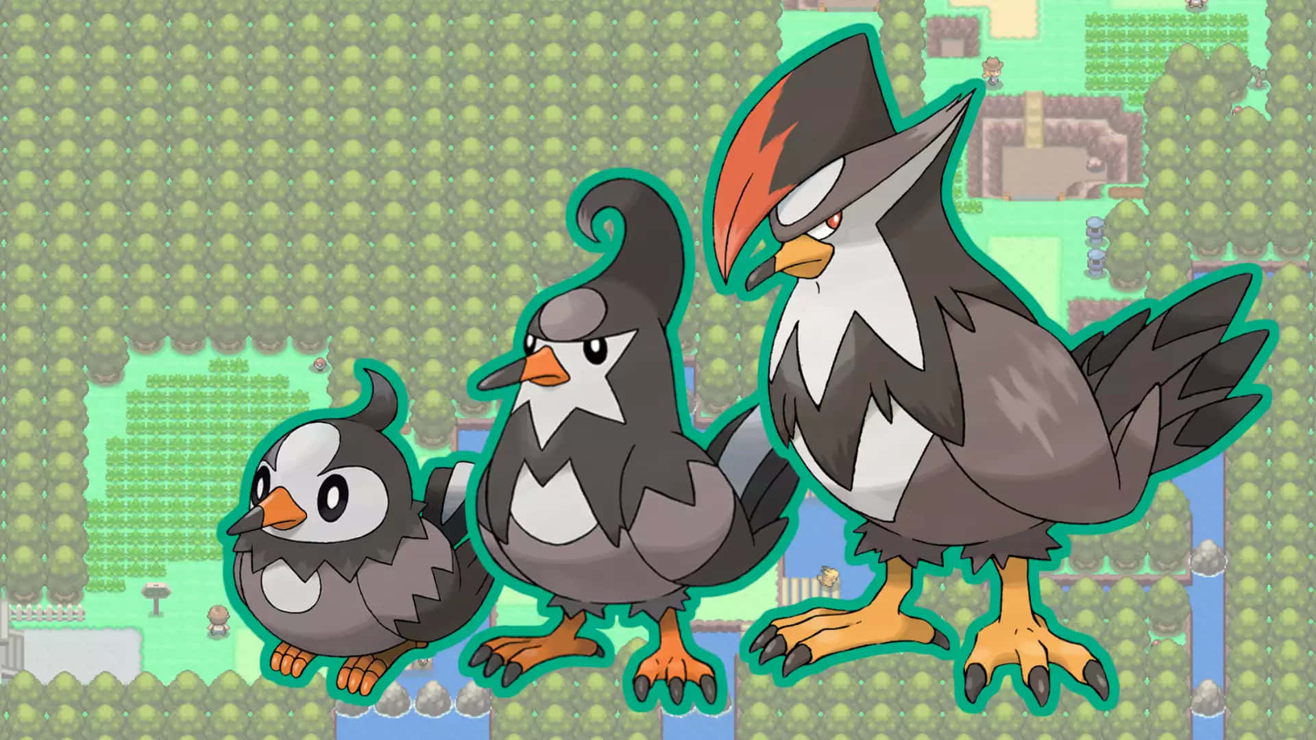 Starly Evolution On Pokemon Map