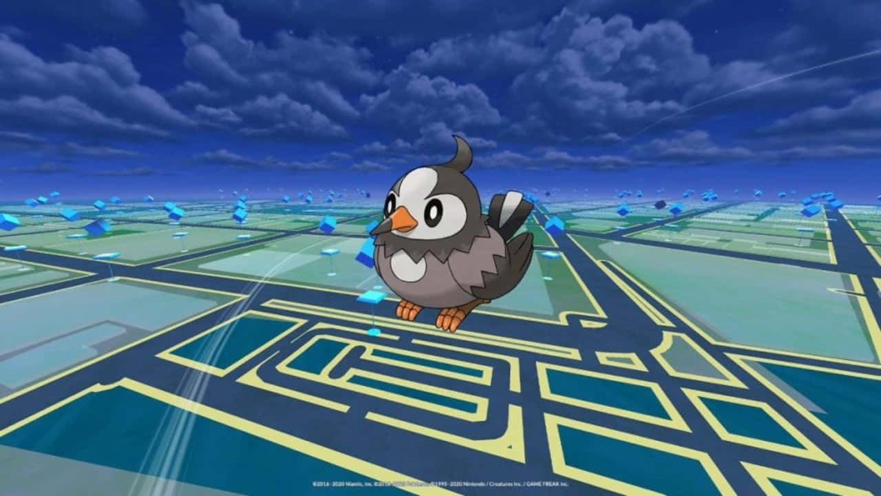 Starly On Pokemon Go Map Background