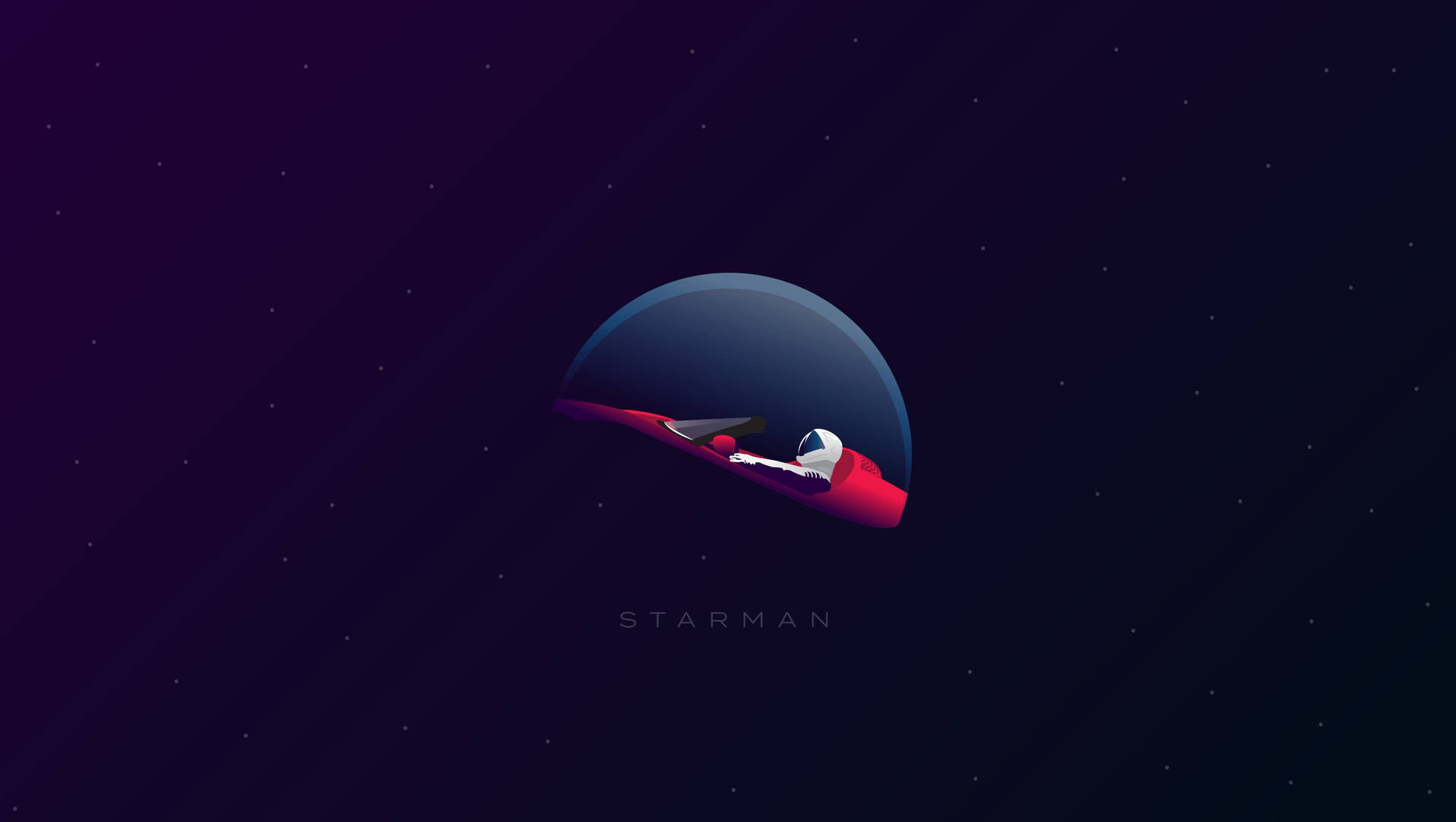 Starman Vector Art Background