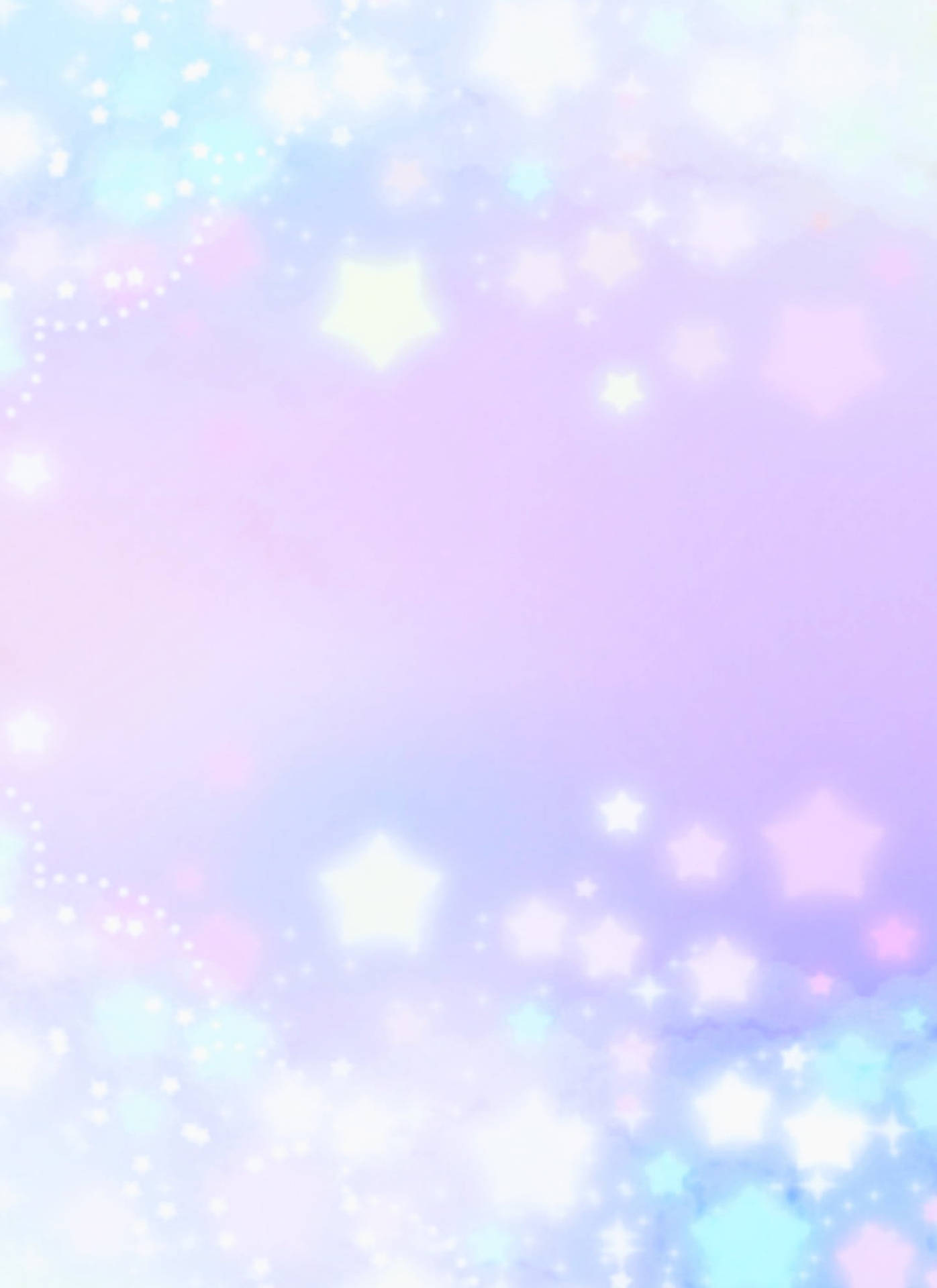 Starry Cute Pastel Colors Background