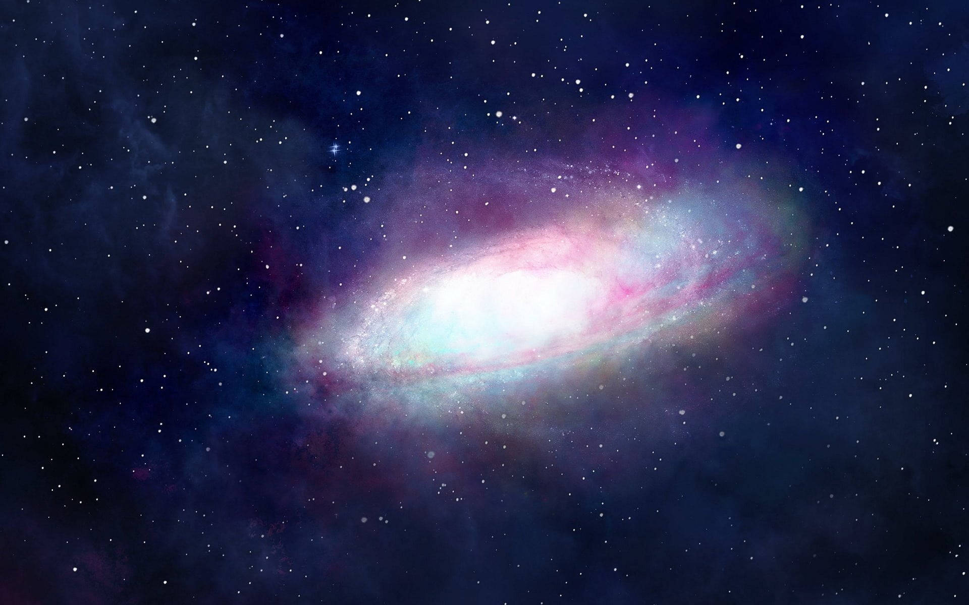 Starry Galaxy Hotmail Background