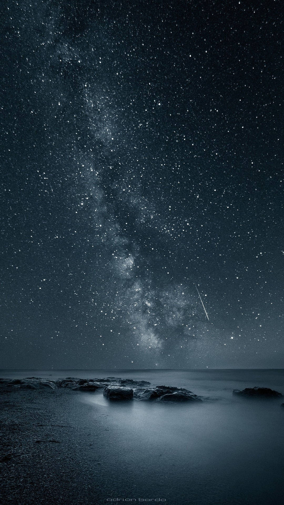 Starry Night At Sea Screen Saver Background