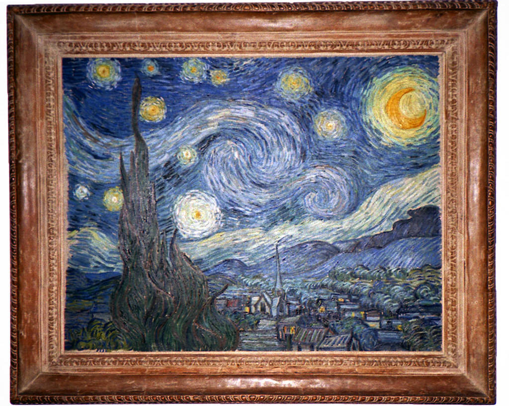 Starry Night At Van Gogh Museum Background