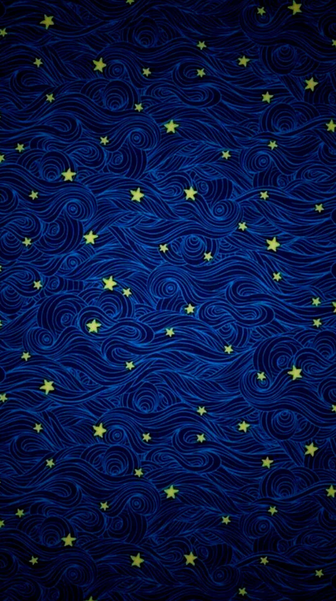 Starry Night Inspired Phone Wallpaper Background