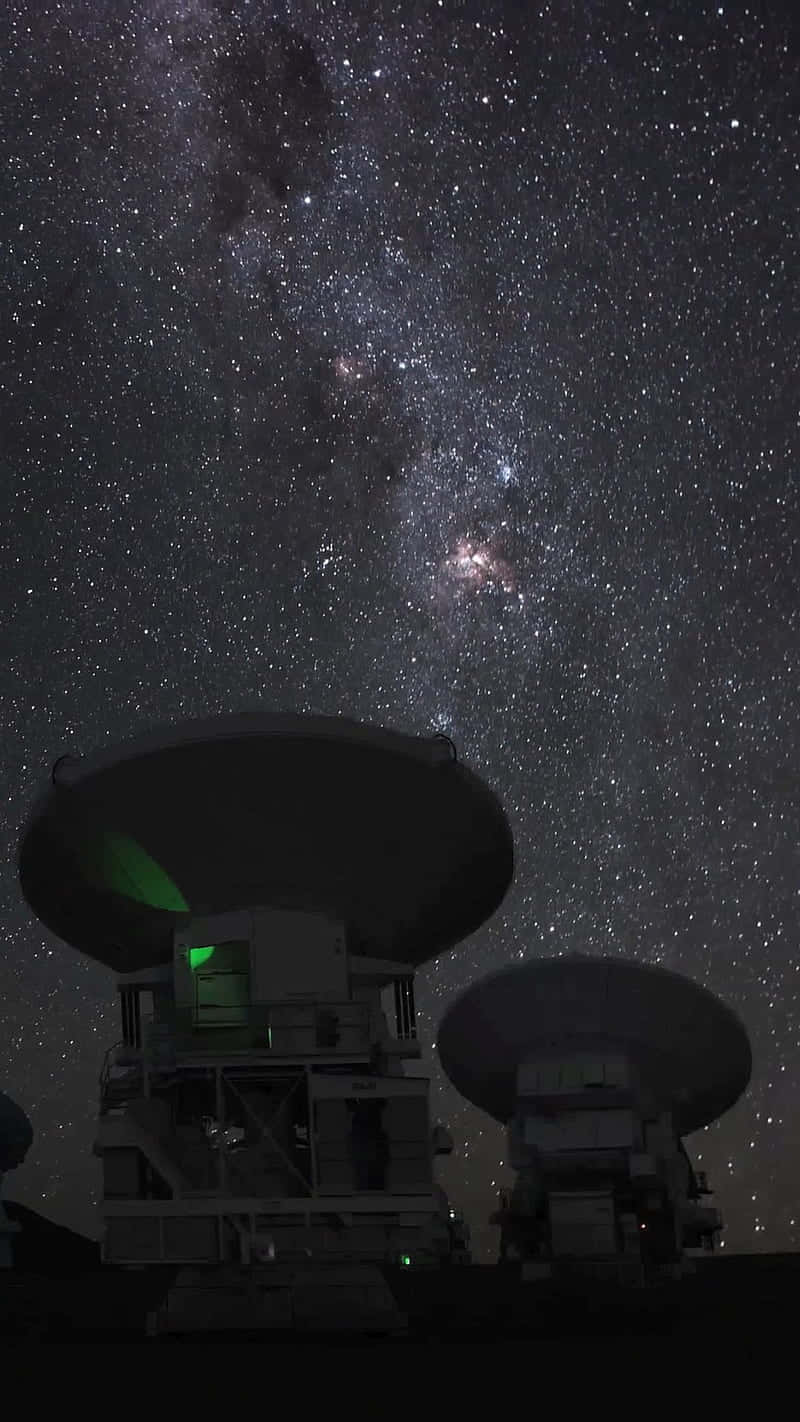 Starry Night Over Observatory