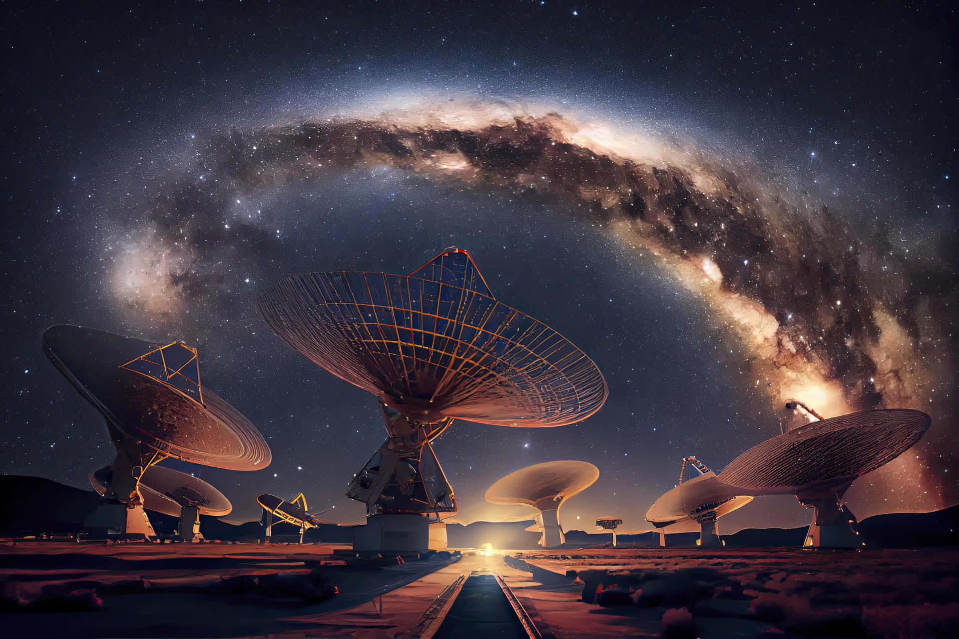 Starry Night Radio Telescopes