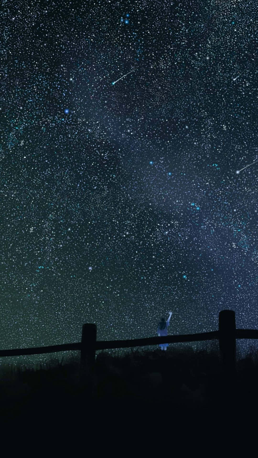 Starry Night Sky 1080 X 1920