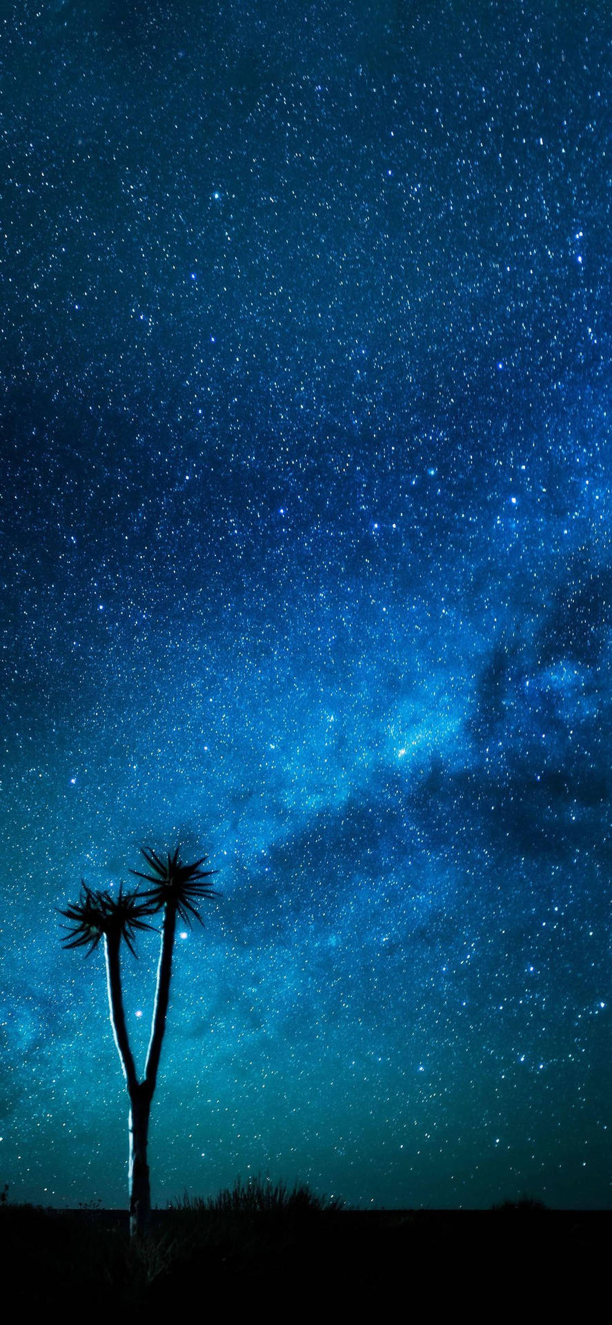 Starry Night Sky Blue Iphone