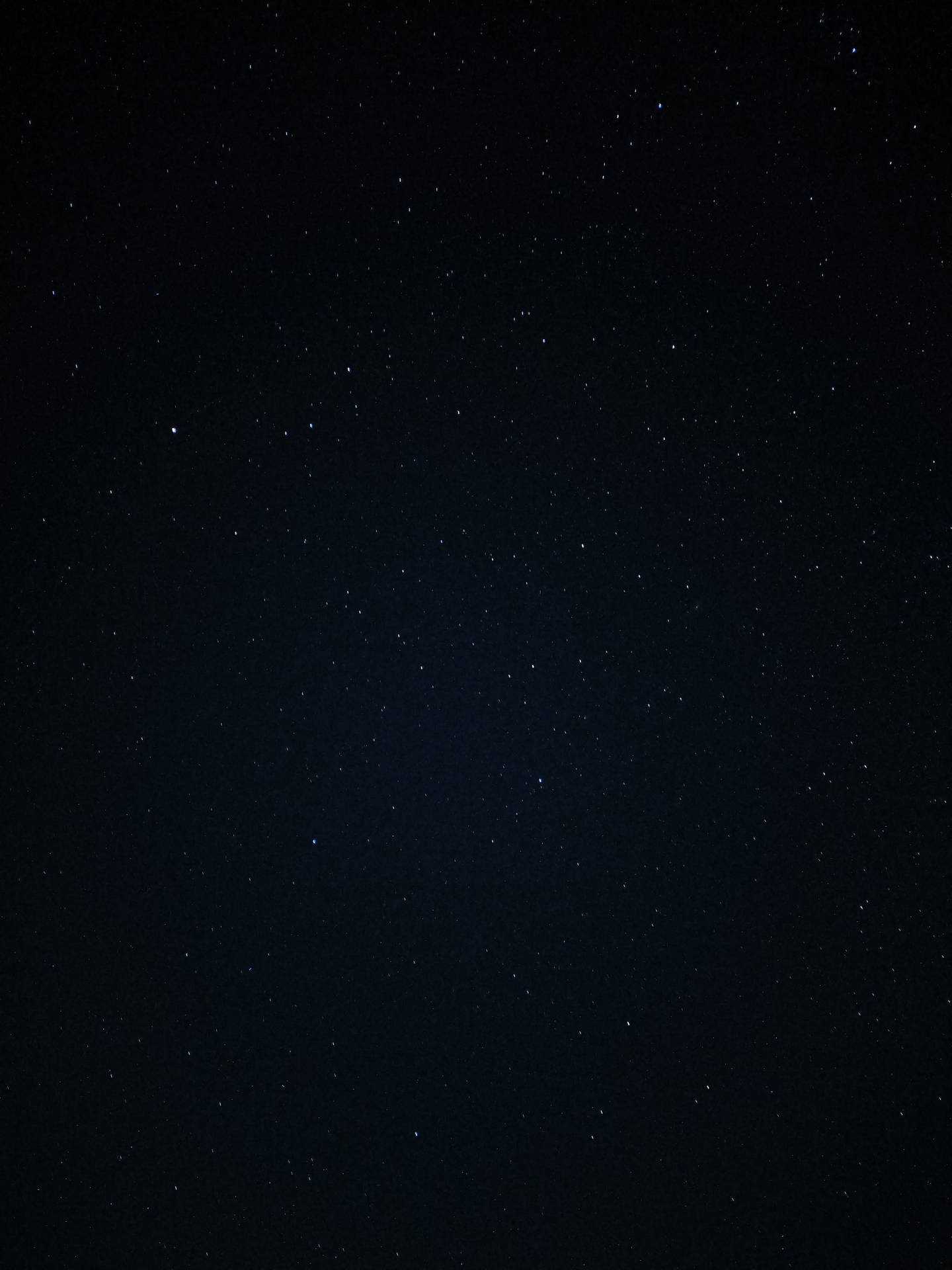 Starry Night Sky Pure Black Hd Phone Screen