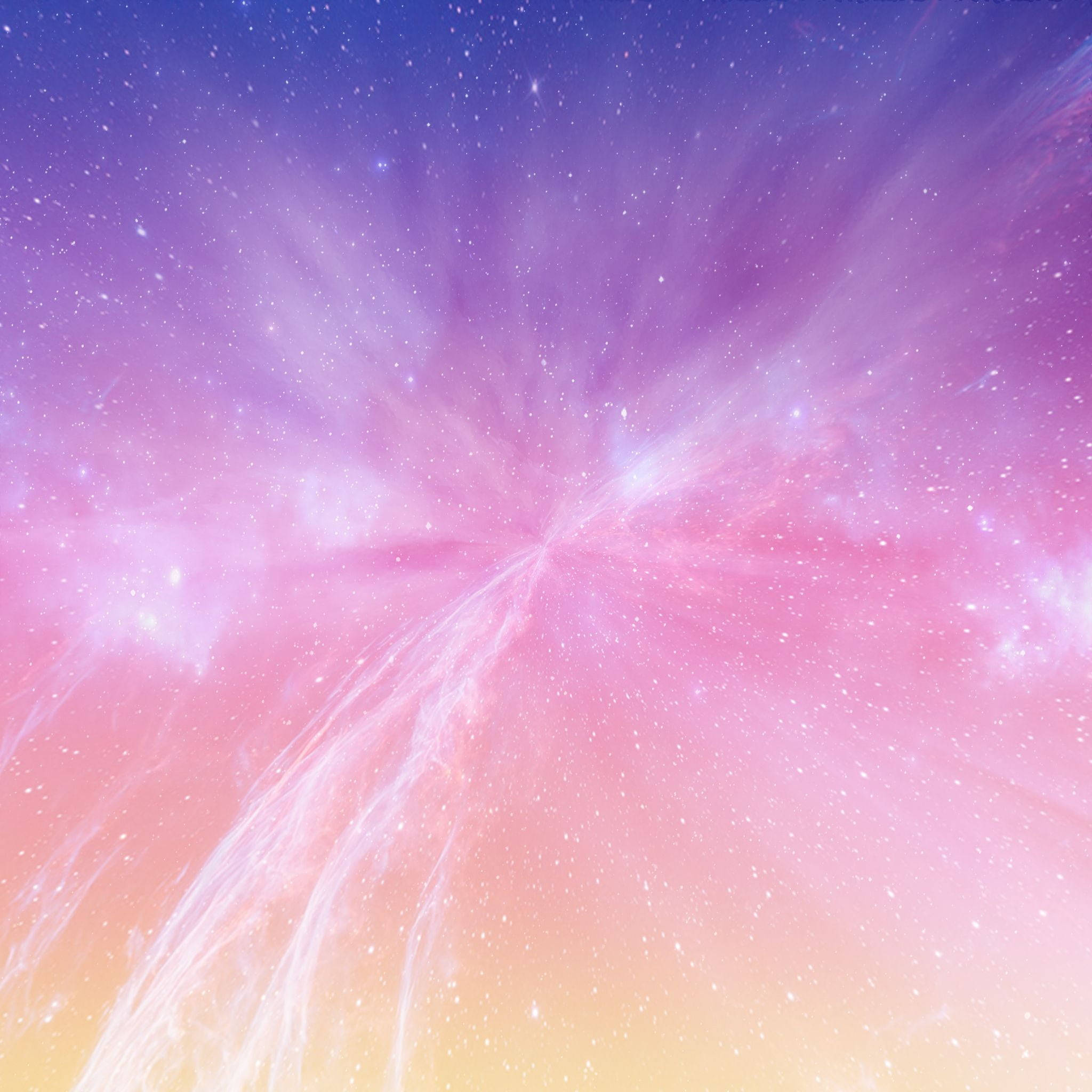 Starry Pastel Galaxy Purple Gradient Background