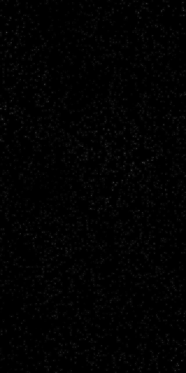 Starry Plain Black Iphone Background