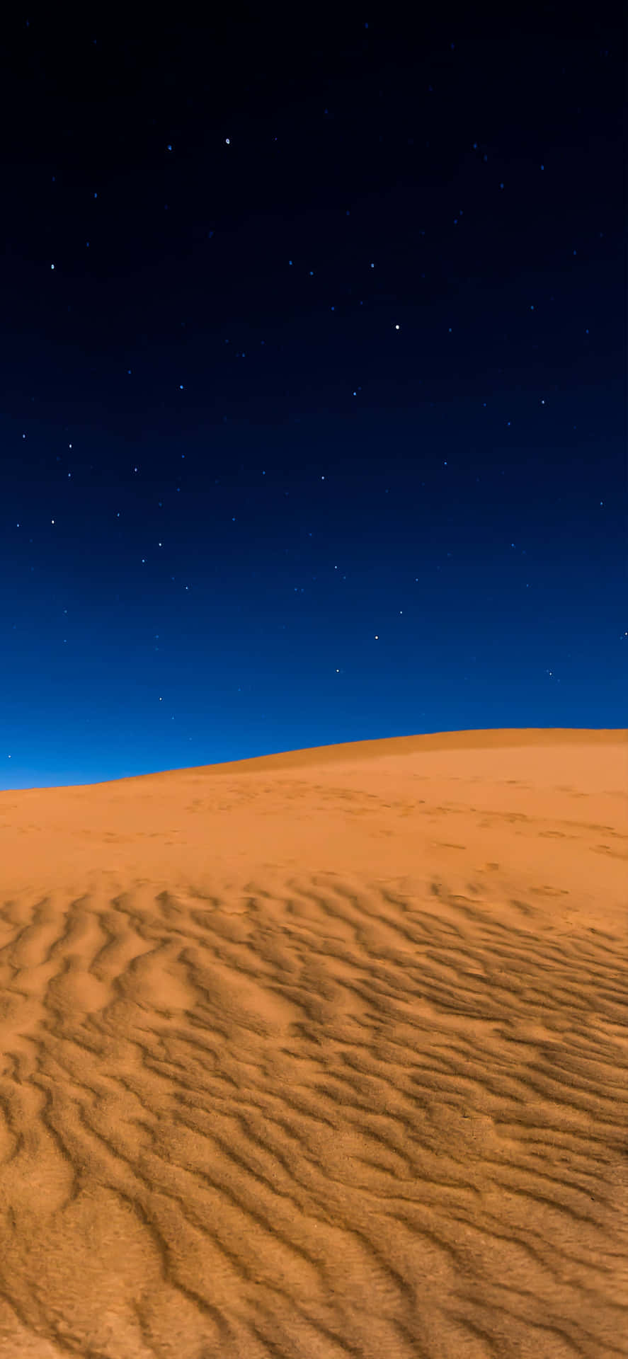 Starry Sky Of Vast Desert Iphone