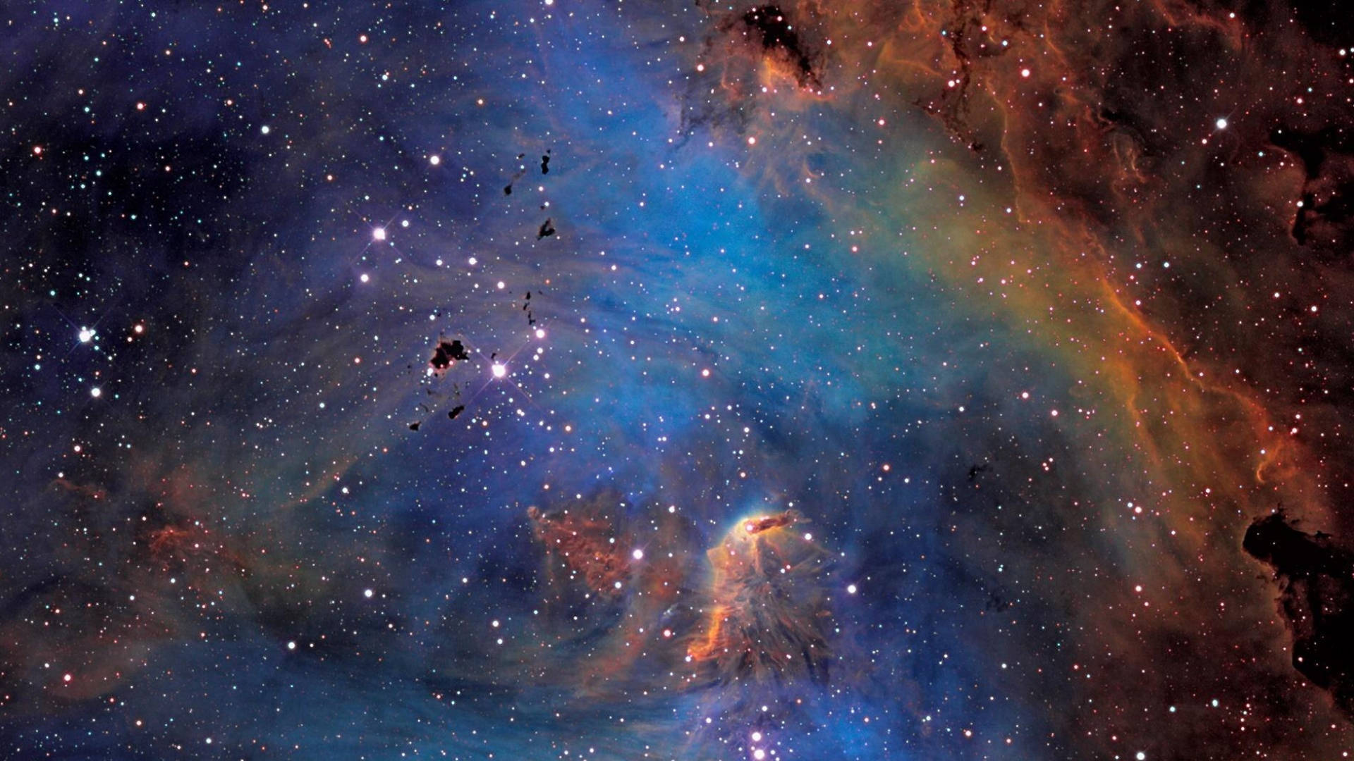 Stars And Nebula Universe Background