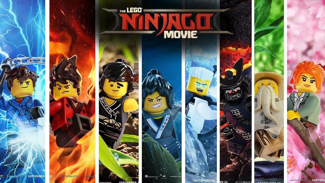 Stars Of The Lego Ninjago Movie Background