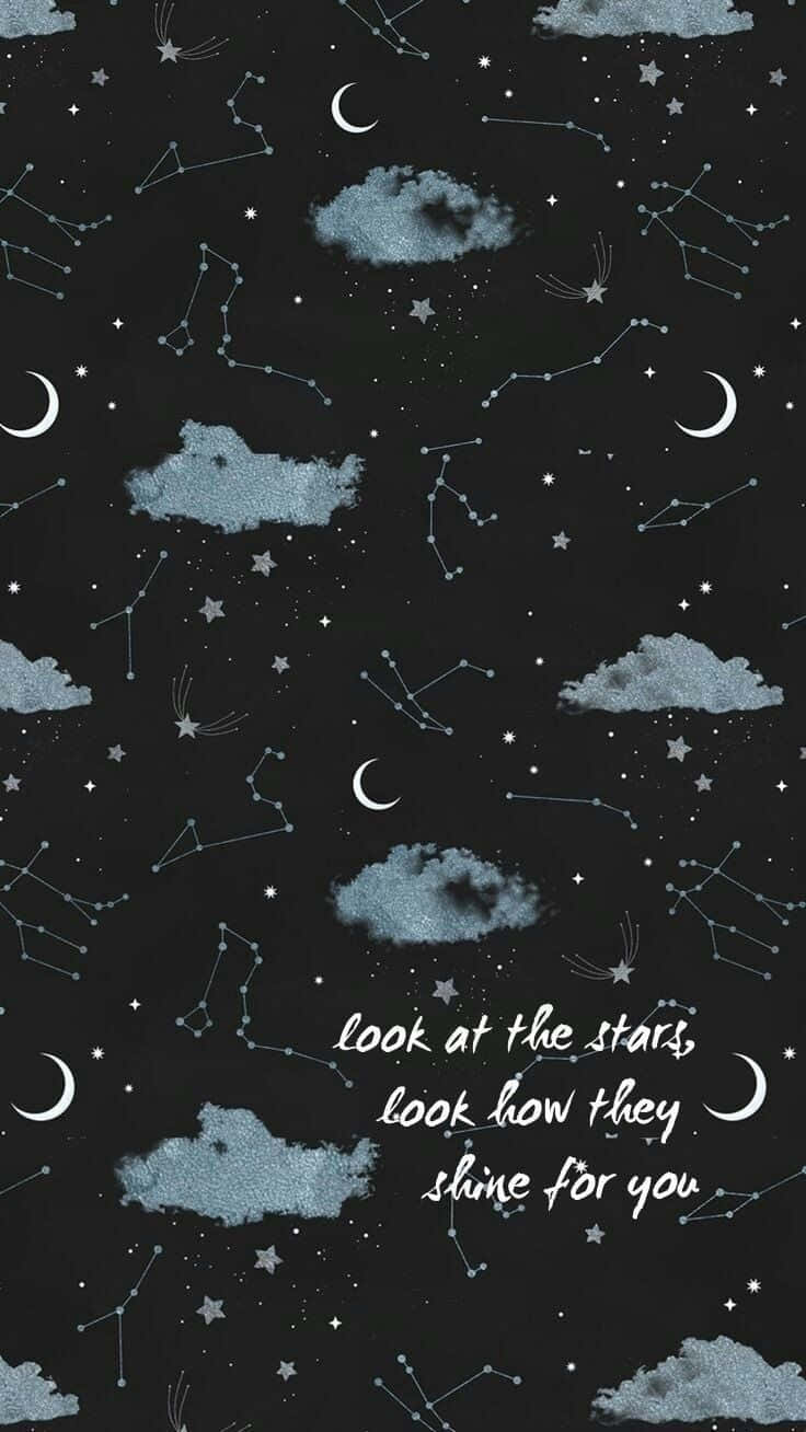 Stars Quote Aesthetic Tumblr Background