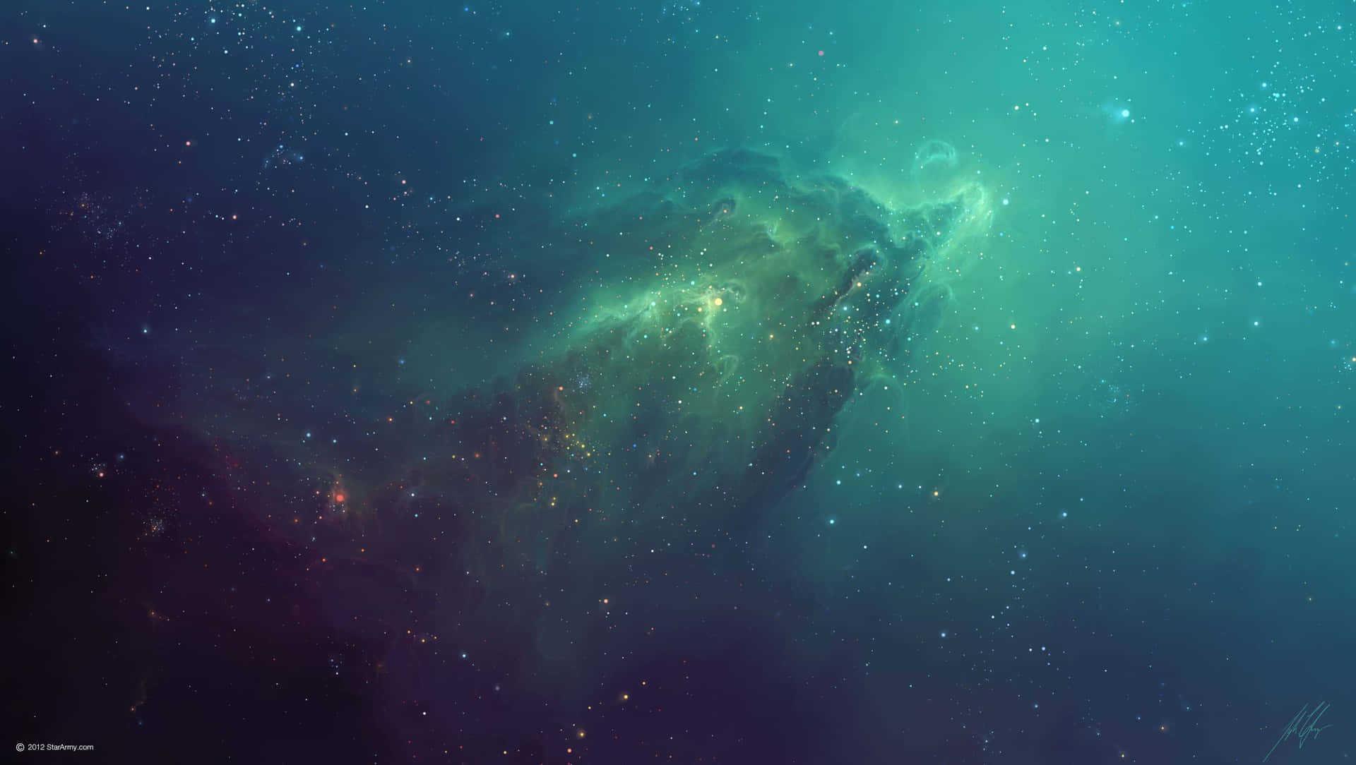 Stars Real Space Background