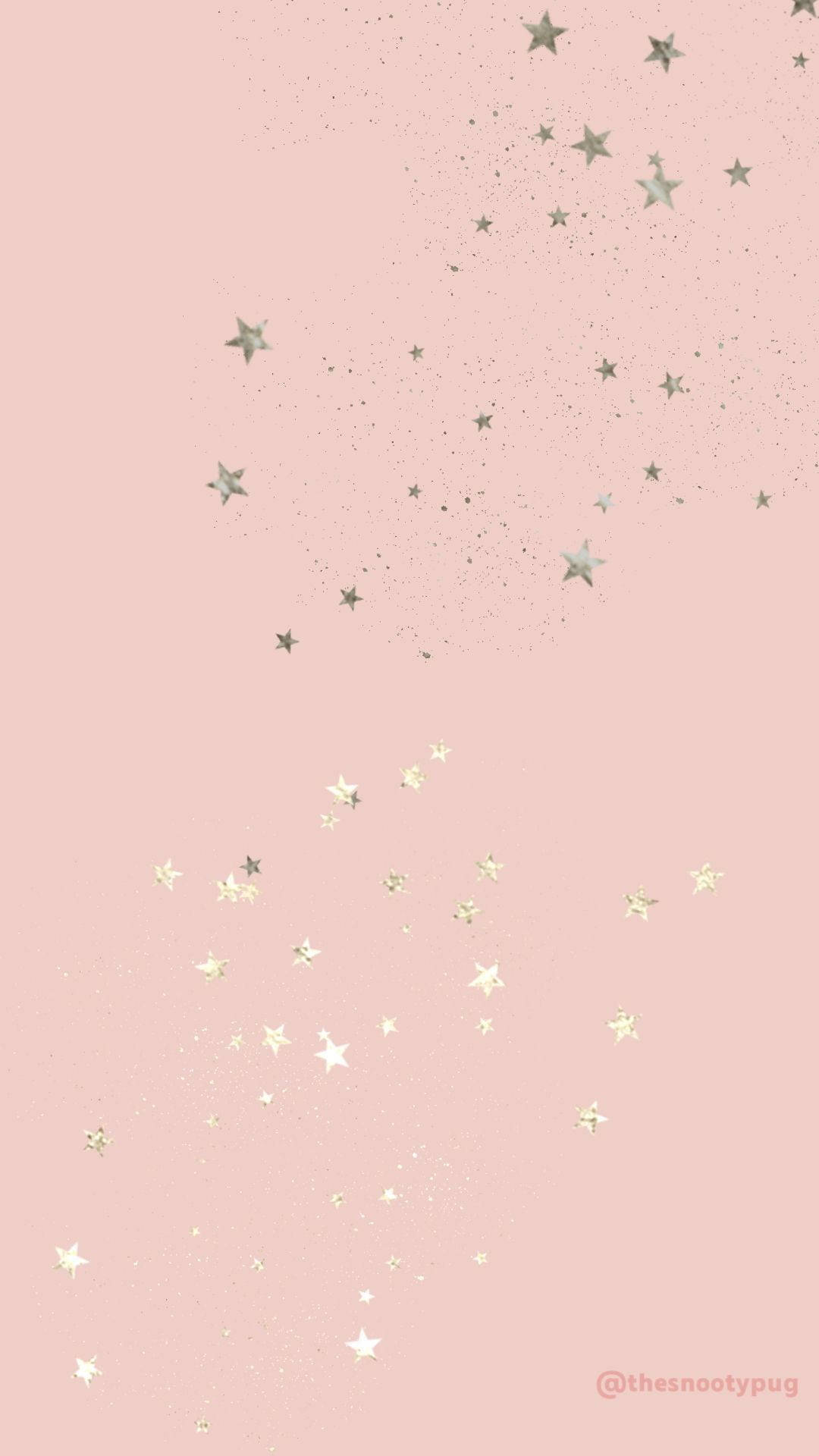 Stars Rose Gold Tumblr Background