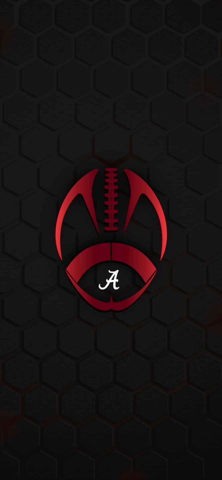 Start Every Saturday With Alabama Football Logo Background