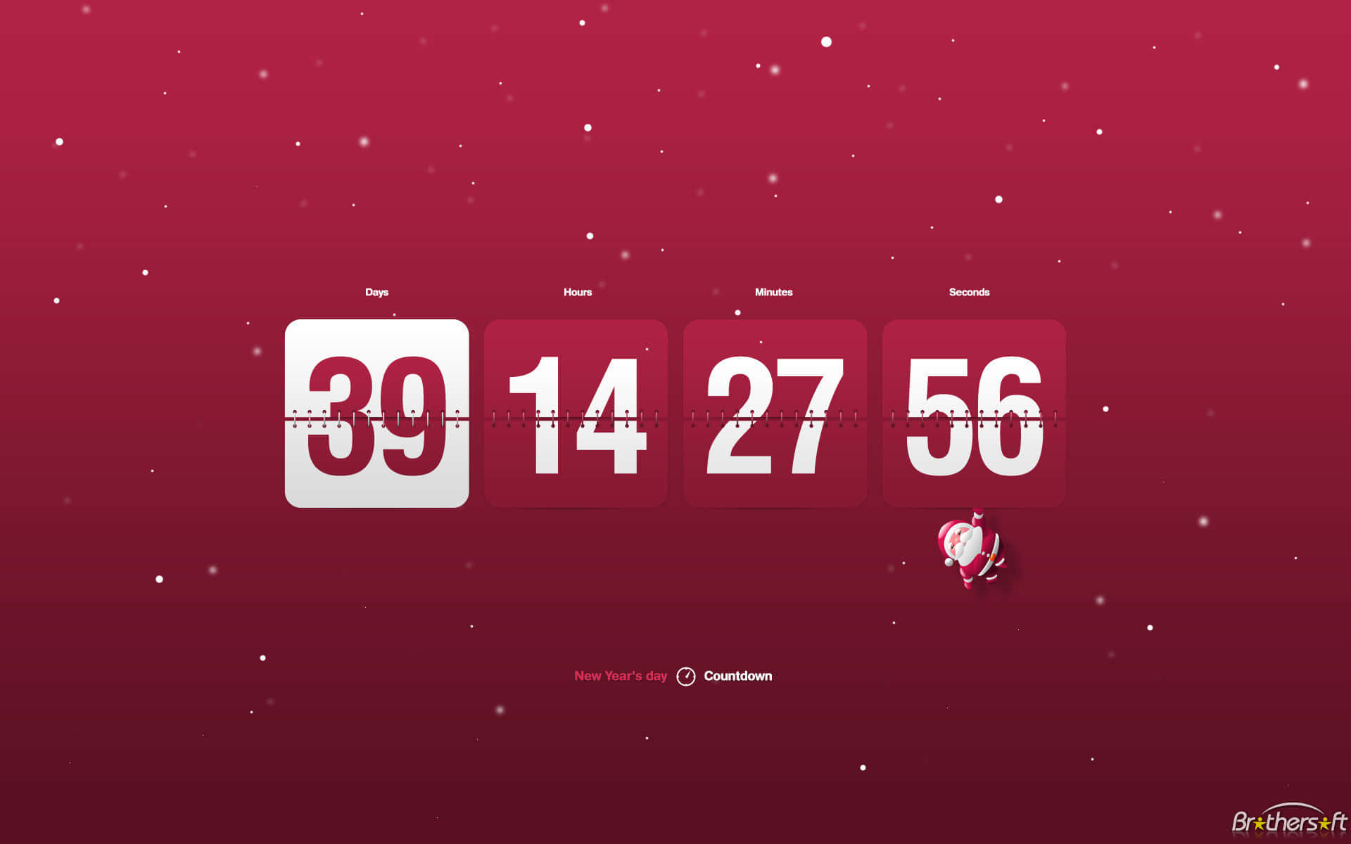 Start The Countdown To Christmas Background