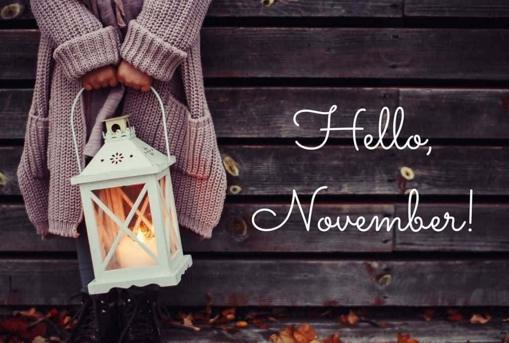 Start The Holiday Season With Joy And Revelry This Cute November! Background