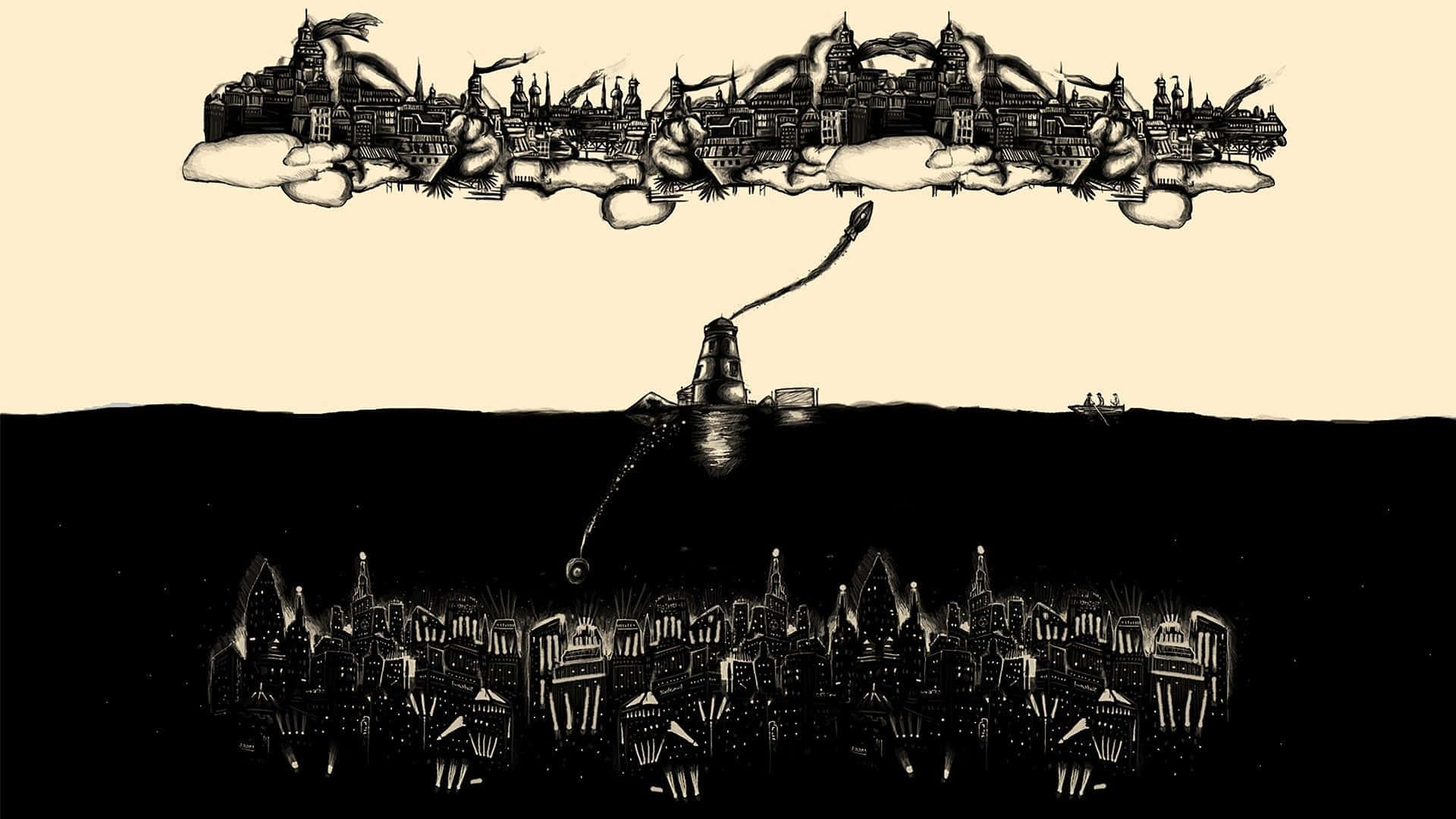 Start The Journey Down The Rabbit Hole To Rapture. Background